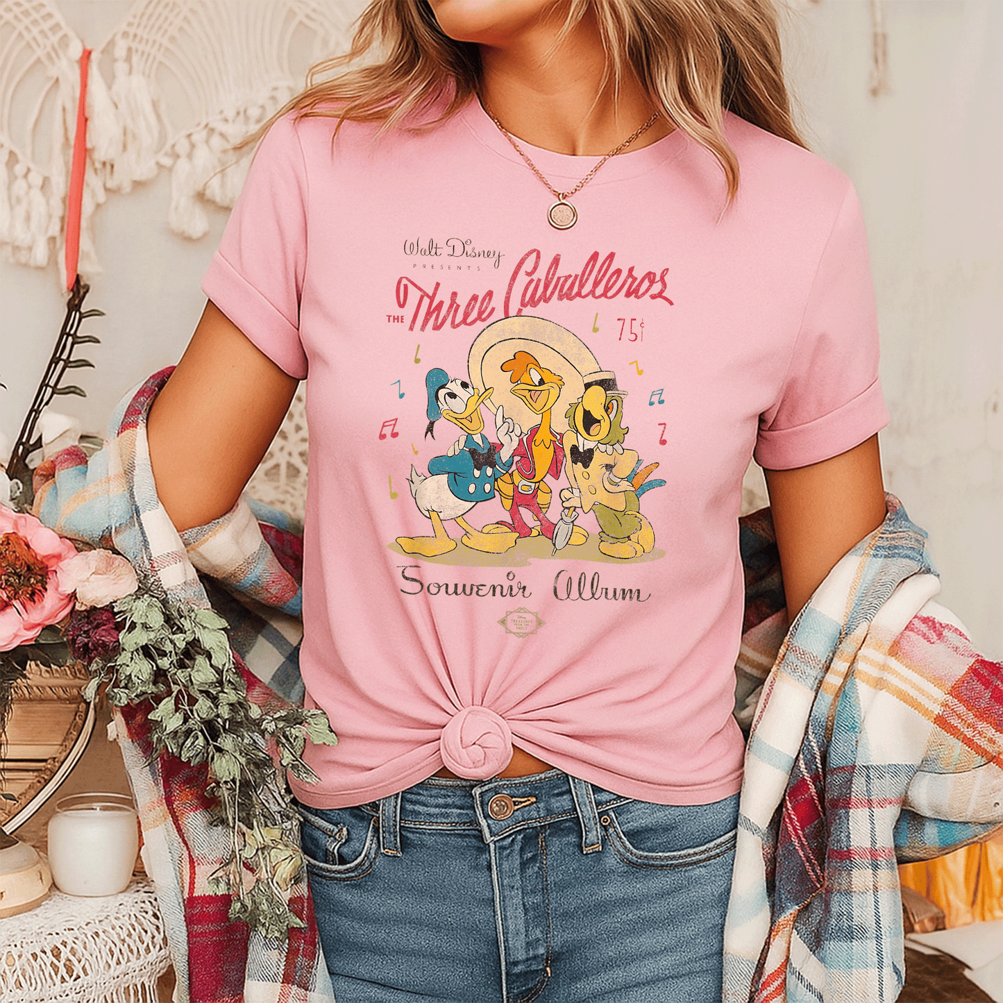 Get the Fun with Disney The Three Caballeros Classic T-Shirt Featuring Your Favorite Characters in Vibrant Style - 7