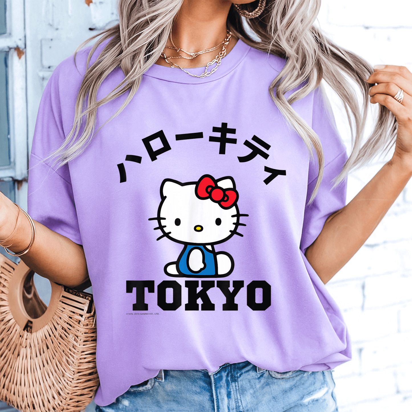 Cute Hello Kitty Tokyo Tee Shirt for Fans – Adorable Design Featuring Hello Kitty in Stylish Tokyo Fashion for Everyday Wear - 8