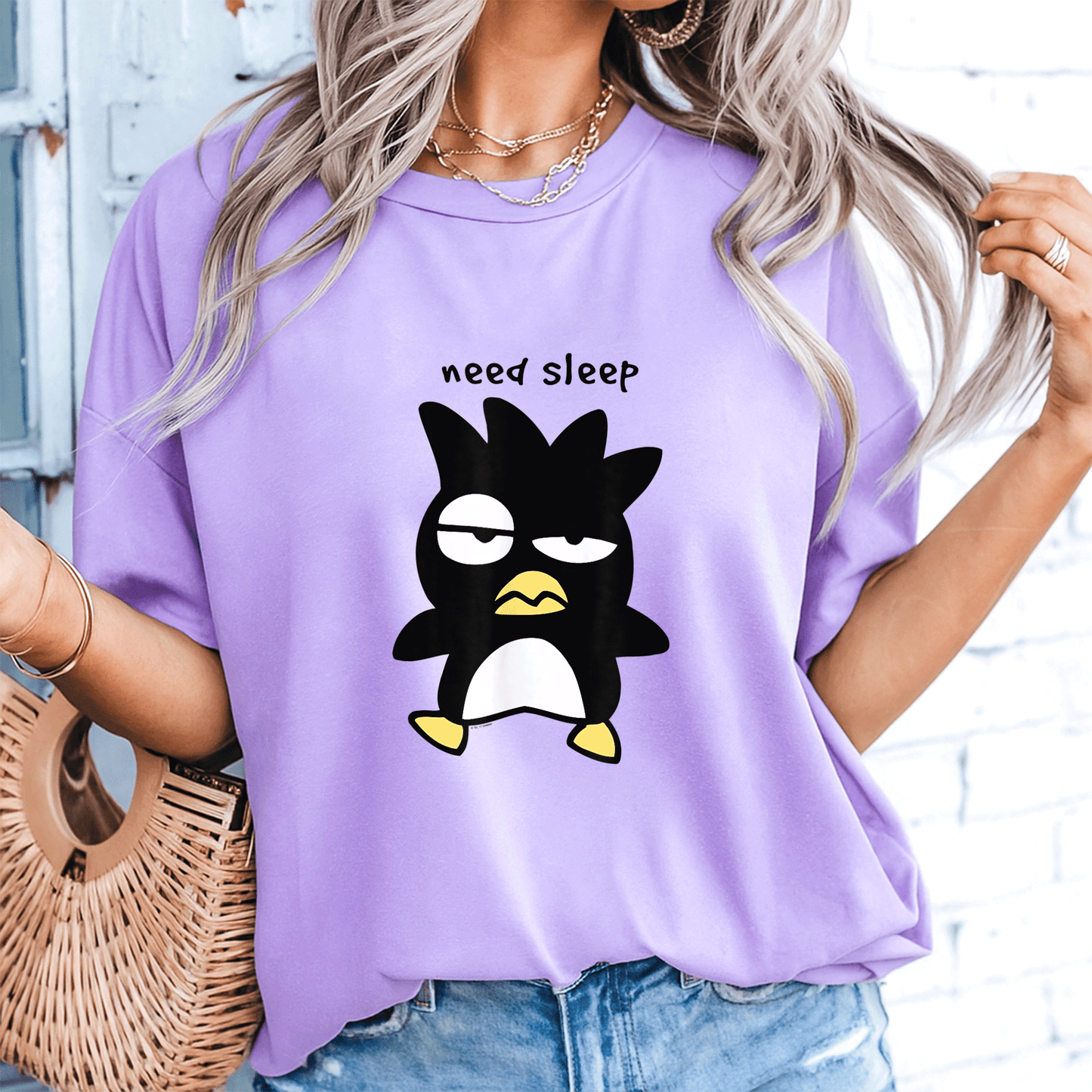 Cozy Badtz Maru Need Sleep Tee for Anime Lovers - Adorable Sleepy Design Perfect for Relaxed Days and Casual Outfits - 8