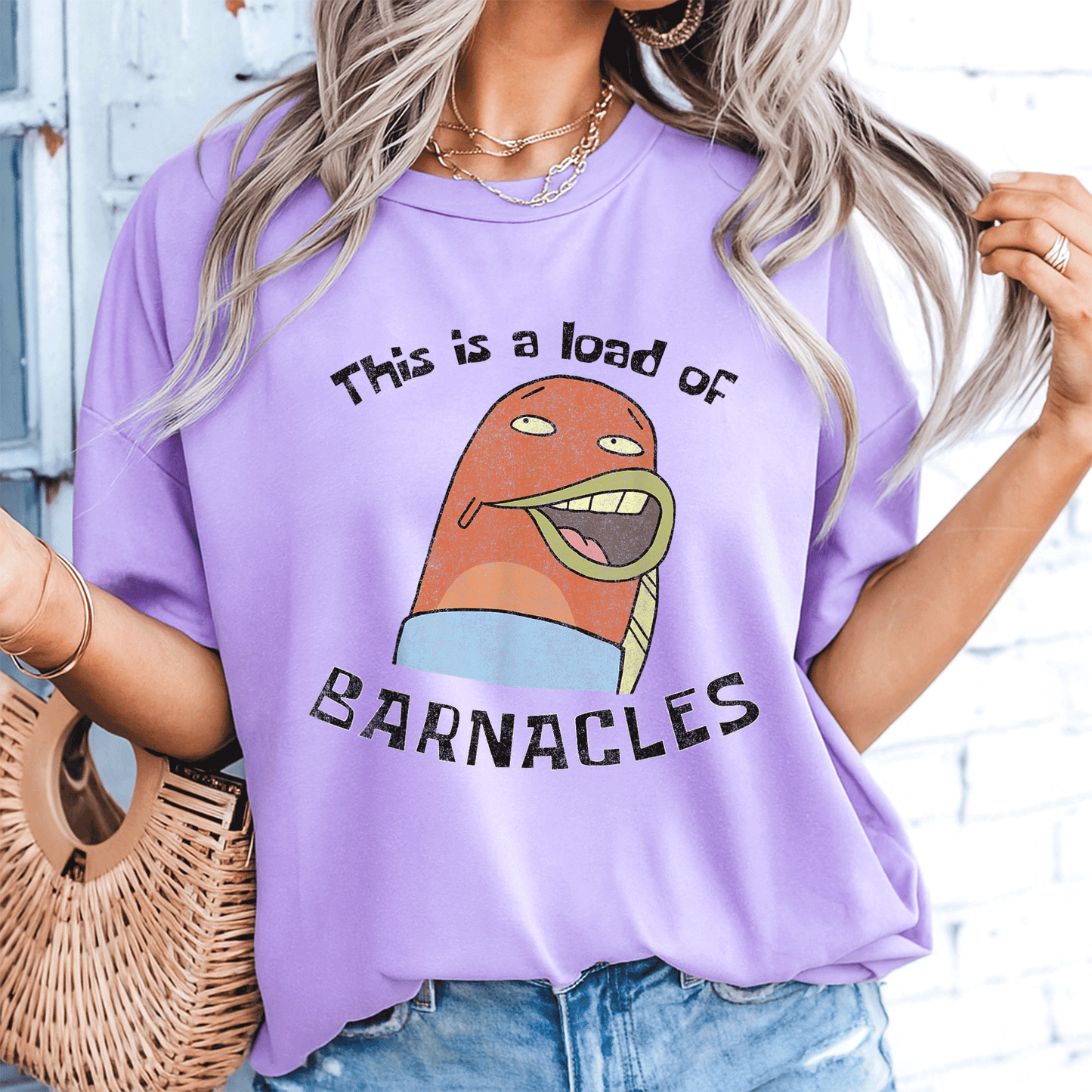 SpongeBob SquarePants Load of Barnacles T-Shirt - Fun and Colorful Tee for Fans of the Beloved Cartoon Character! - 8