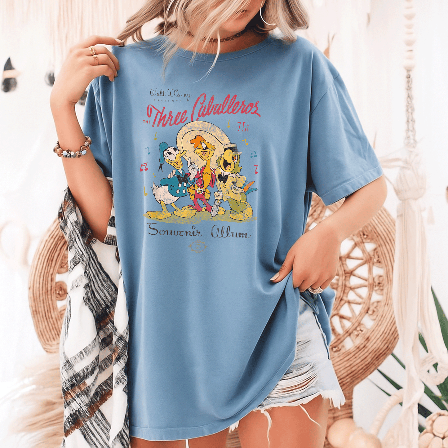 Get the Fun with Disney The Three Caballeros Classic T-Shirt Featuring Your Favorite Characters in Vibrant Style - 9