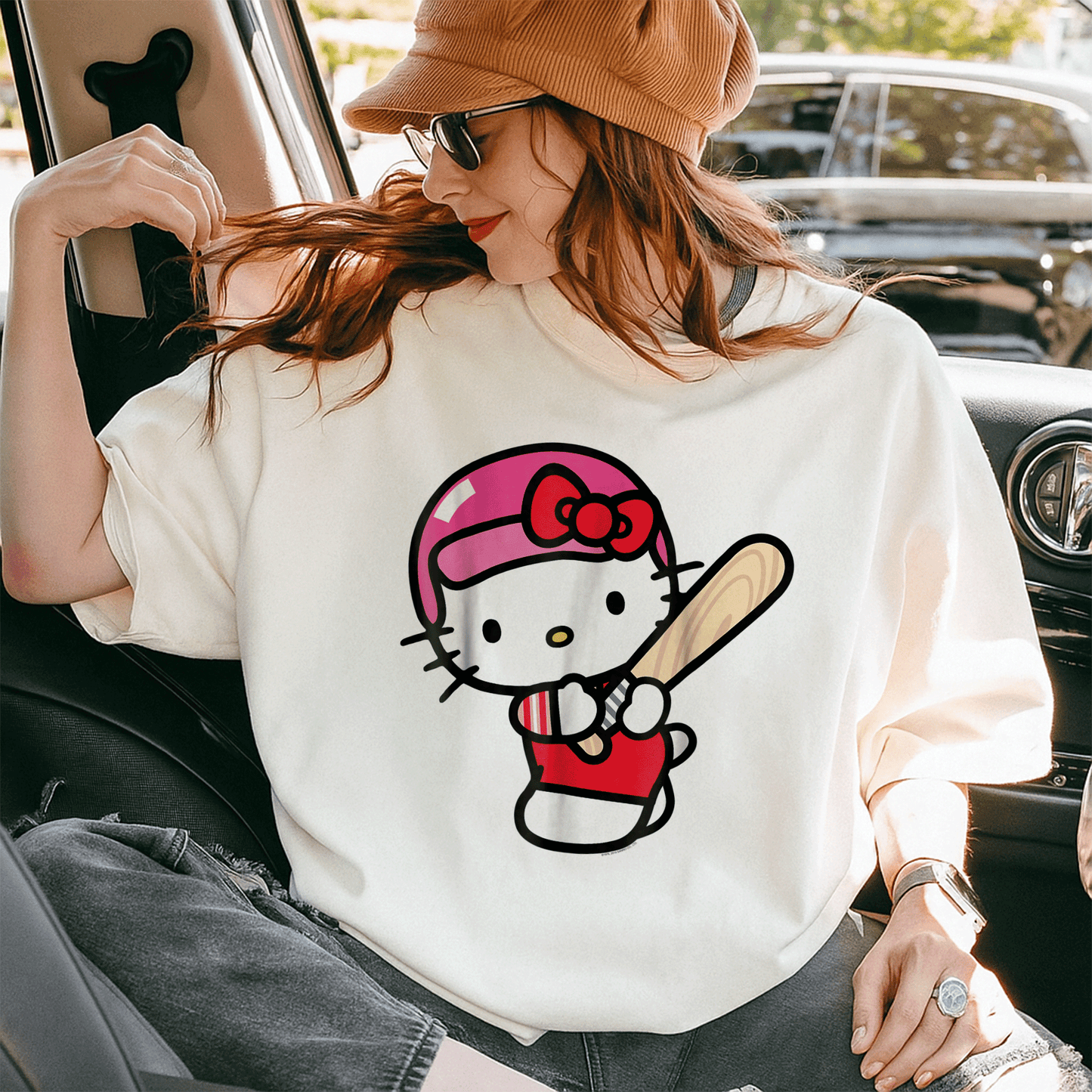 Cute Hello Kitty Baseball Player Tee Shirt for Kids β Adorable Graphic T-Shirt Perfect for Little Sports Fans and Playdates - 10