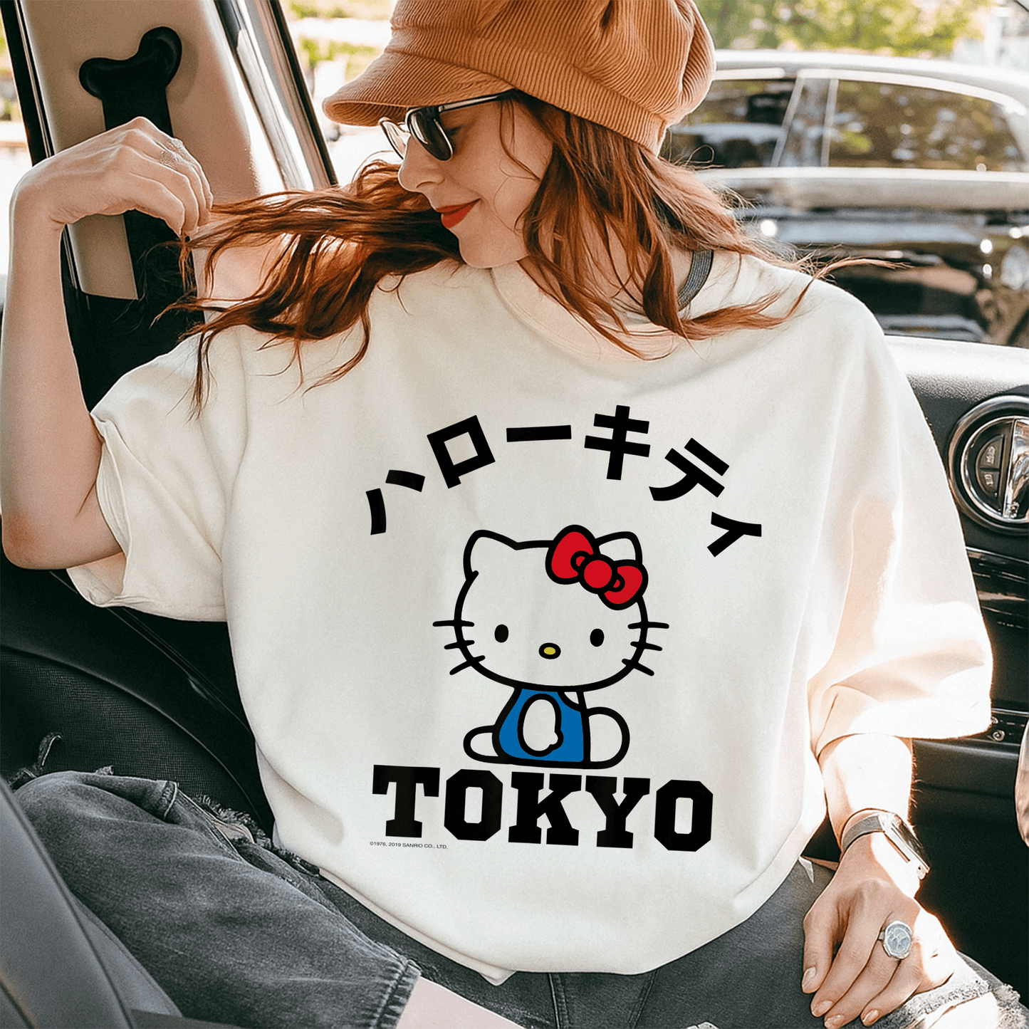 Cute Hello Kitty Tokyo Tee Shirt for Fans – Adorable Design Featuring Hello Kitty in Stylish Tokyo Fashion for Everyday Wear - 10