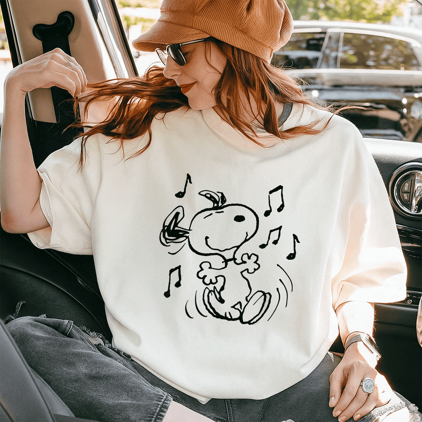 Snoopy Dancing T-Shirt for Peanuts Fans - Fun and Playful Design for All Ages, Perfect Gift for Cartoon Lovers - 10