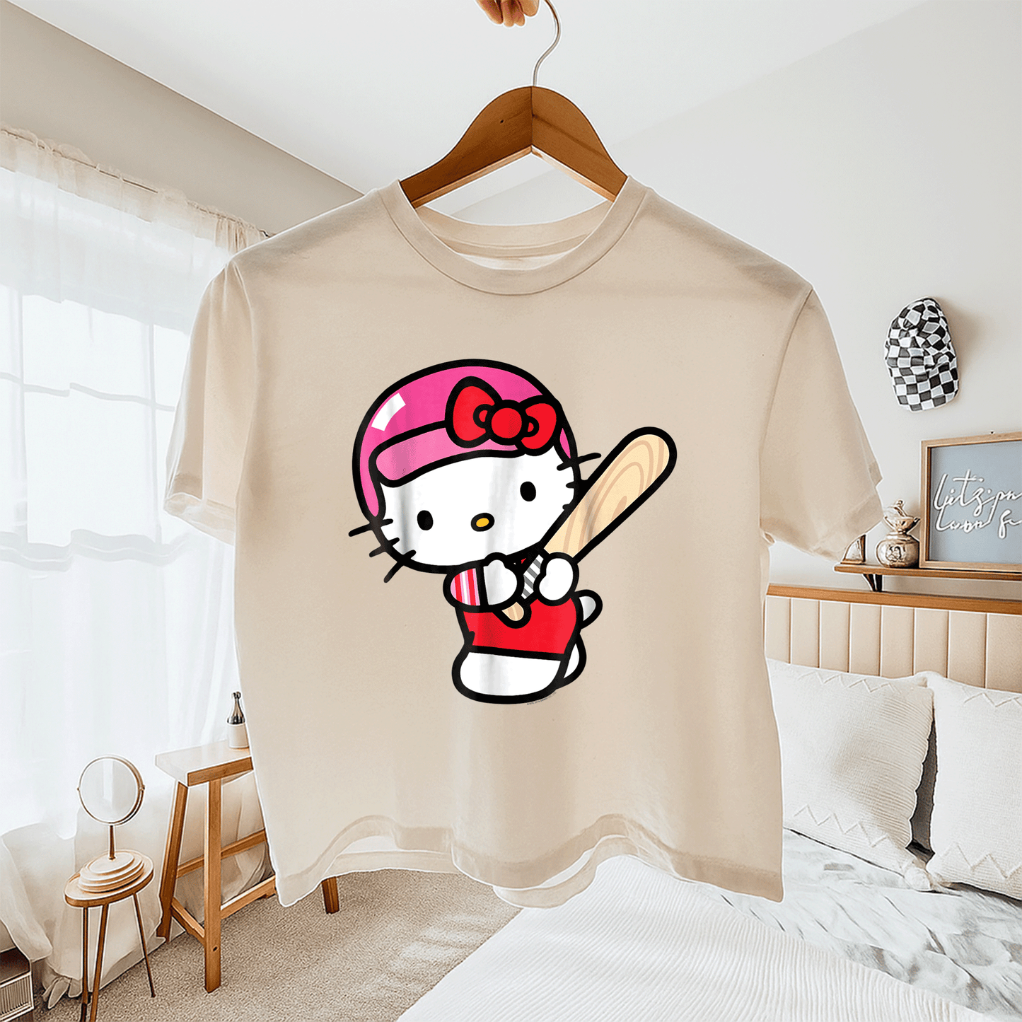 Cute Hello Kitty Baseball Player Tee Shirt for Kids β Adorable Graphic T-Shirt Perfect for Little Sports Fans and Playdates - 11