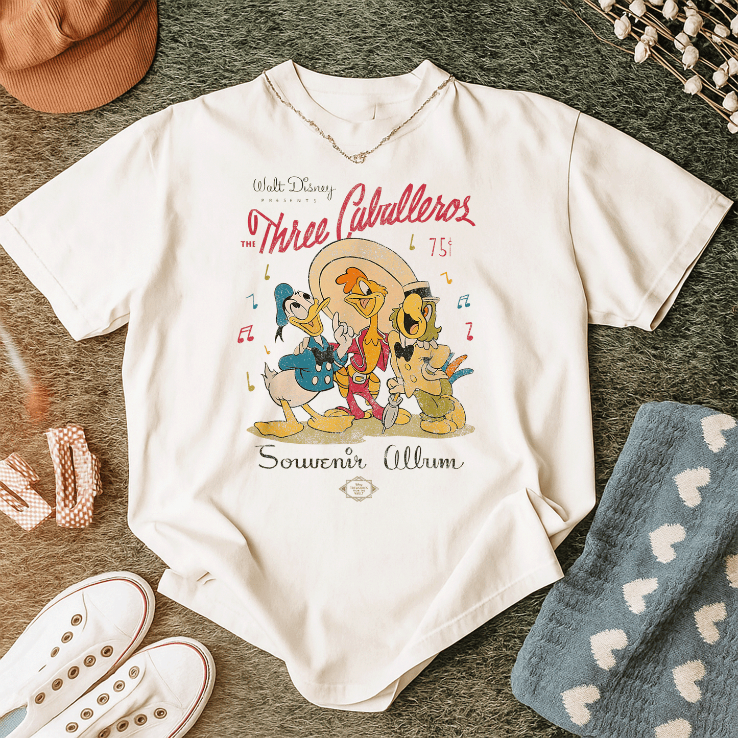 Get the Fun with Disney The Three Caballeros Classic T-Shirt Featuring Your Favorite Characters in Vibrant Style - 12