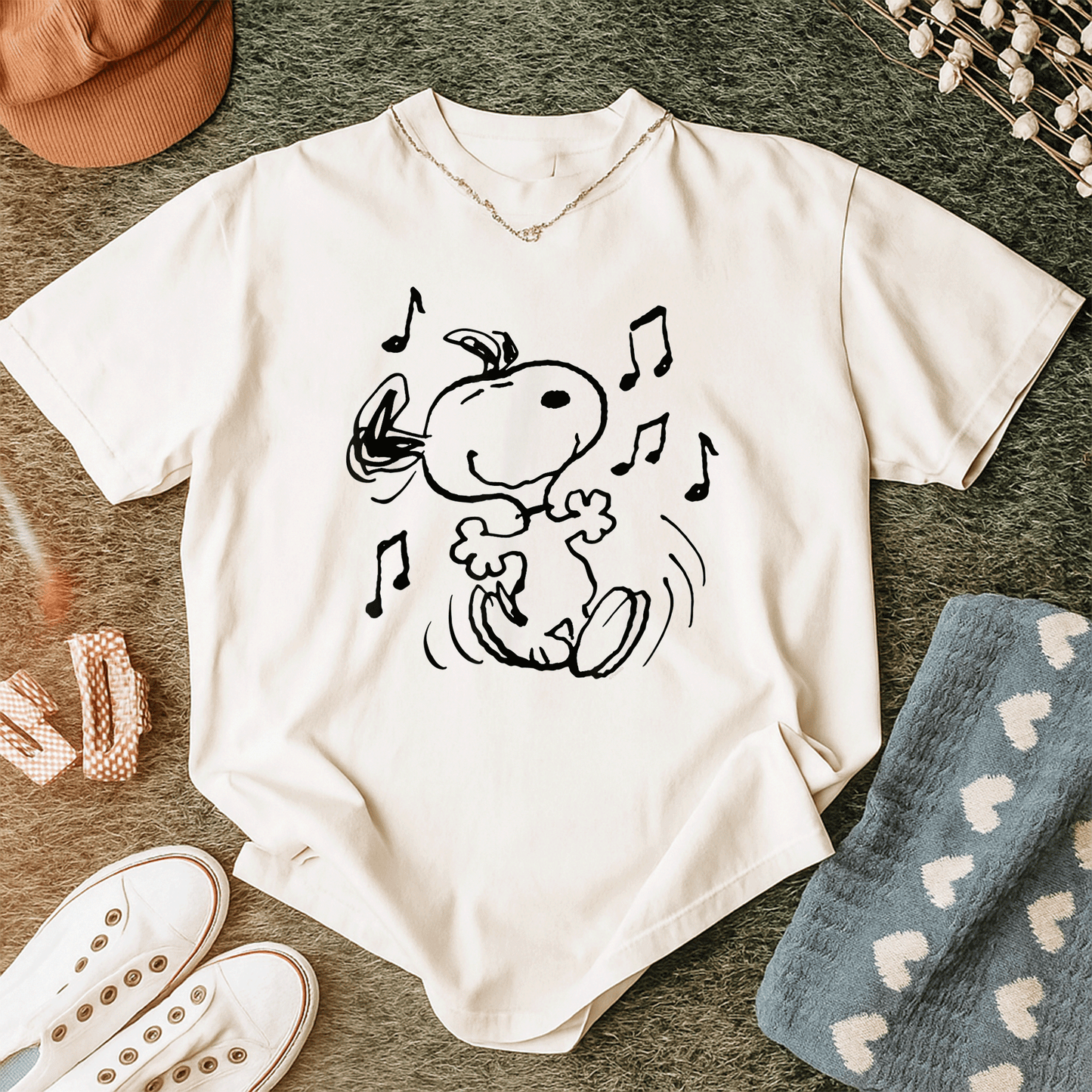 Snoopy Dancing T-Shirt for Peanuts Fans - Fun and Playful Design for All Ages, Perfect Gift for Cartoon Lovers - 12