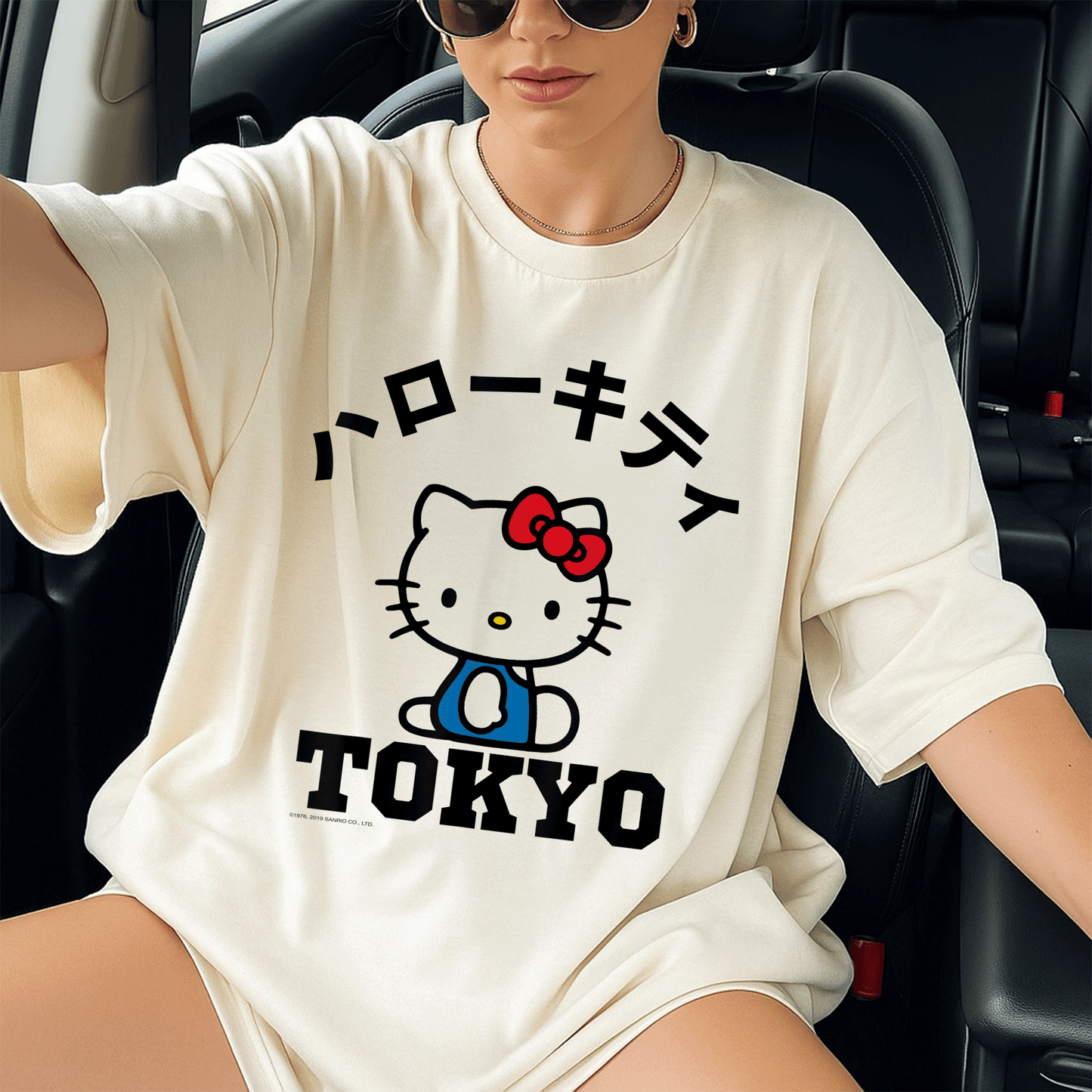 Cute Hello Kitty Tokyo Tee Shirt for Fans – Adorable Design Featuring Hello Kitty in Stylish Tokyo Fashion for Everyday Wear - 13