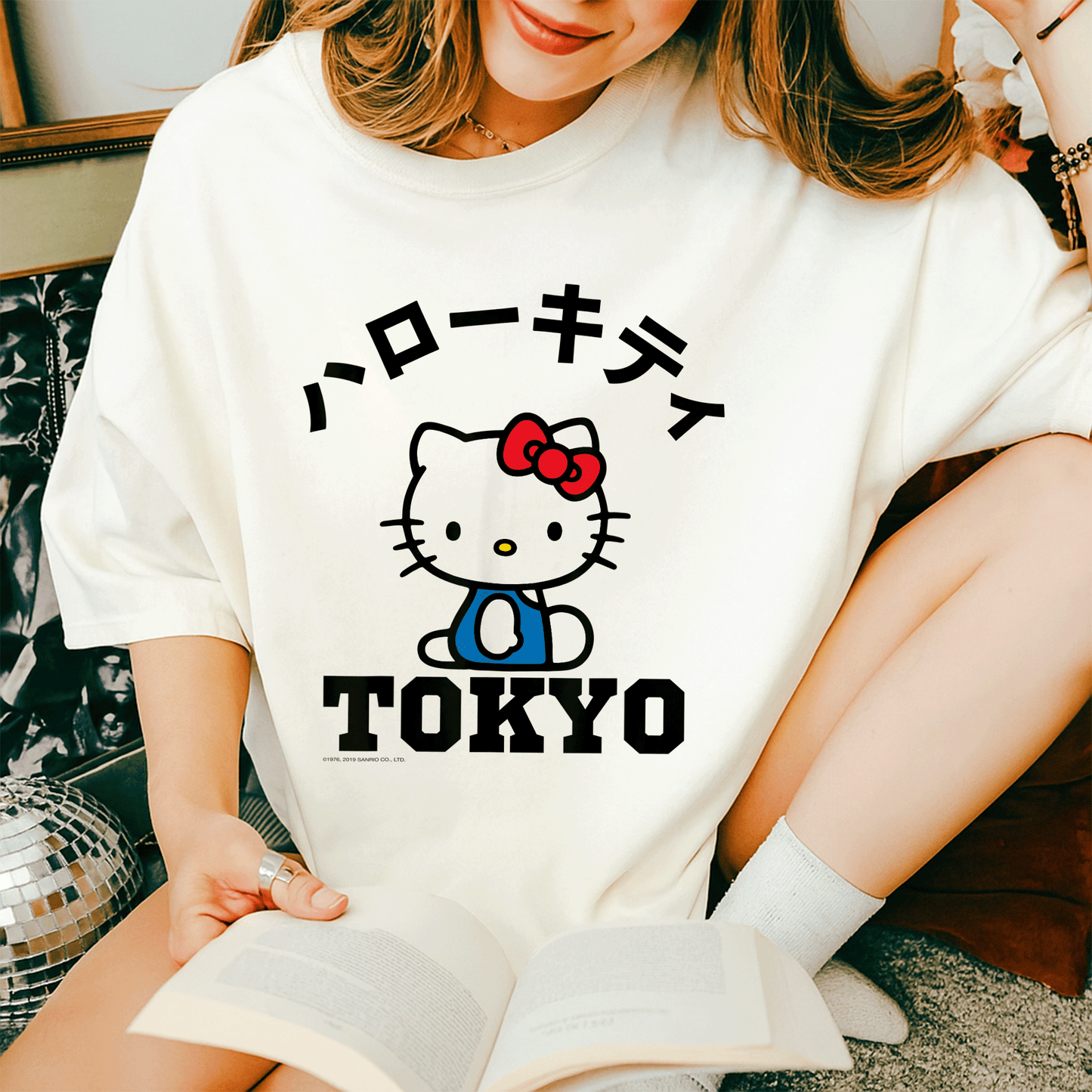 Cute Hello Kitty Tokyo Tee Shirt for Fans – Adorable Design Featuring Hello Kitty in Stylish Tokyo Fashion for Everyday Wear - 14