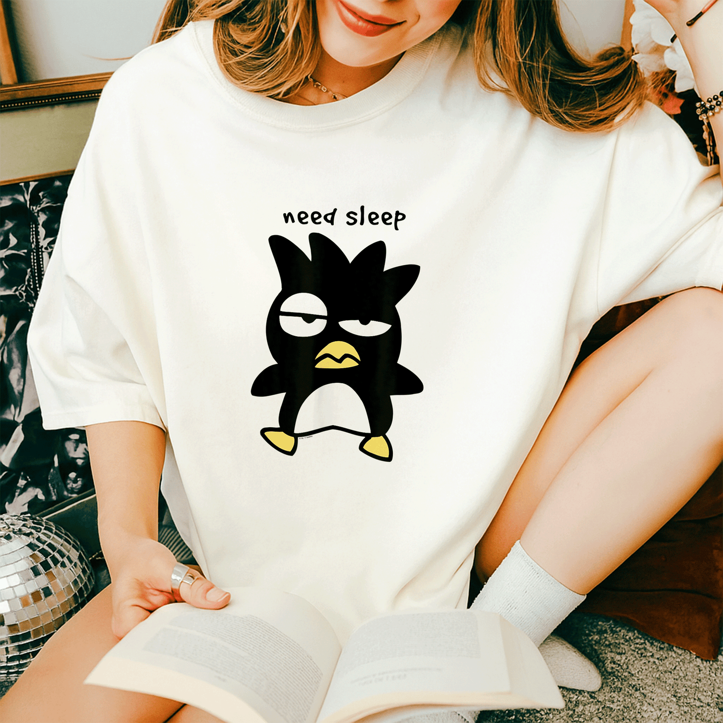 Cozy Badtz Maru Need Sleep Tee for Anime Lovers - Adorable Sleepy Design Perfect for Relaxed Days and Casual Outfits - 14