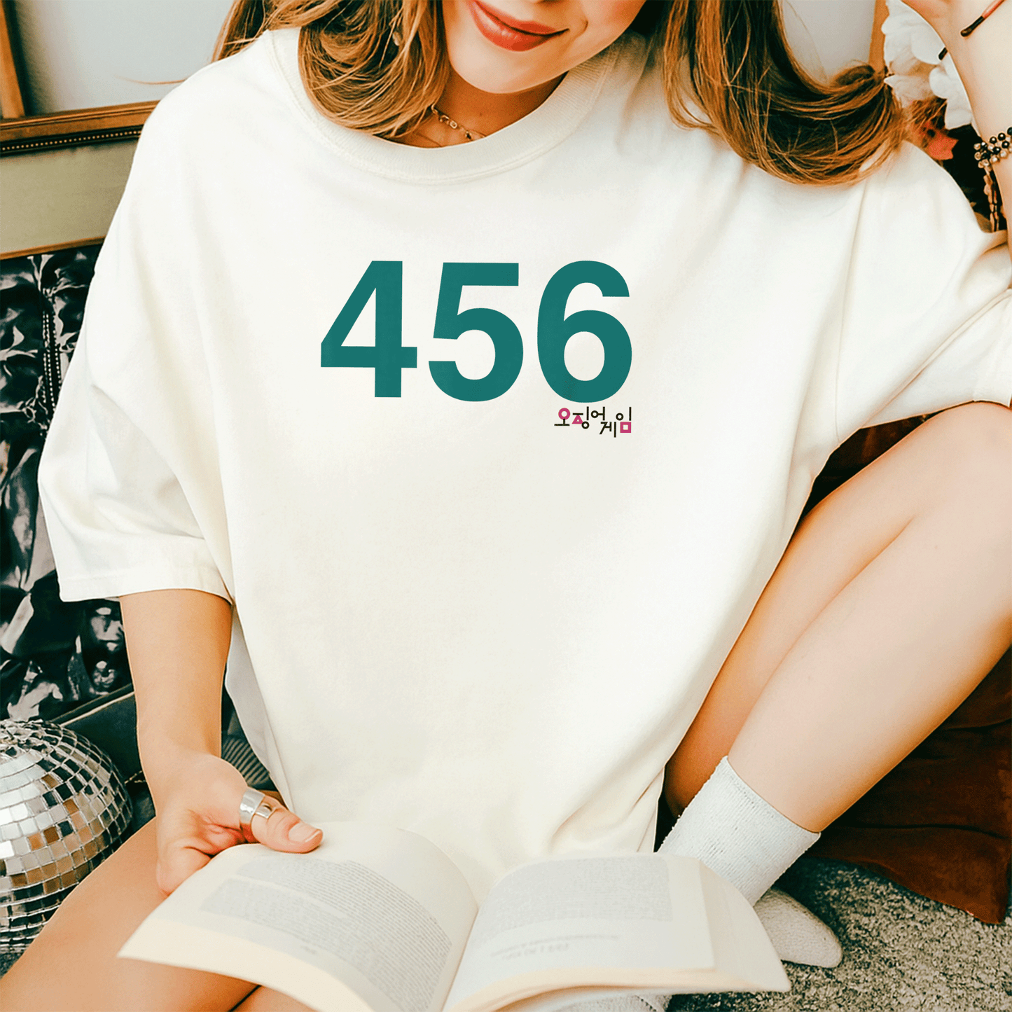 Squid Game Player 456 Costume T-Shirt - Perfect for Fans of the Series, Fun, Stylish and Comfortable Design - 14