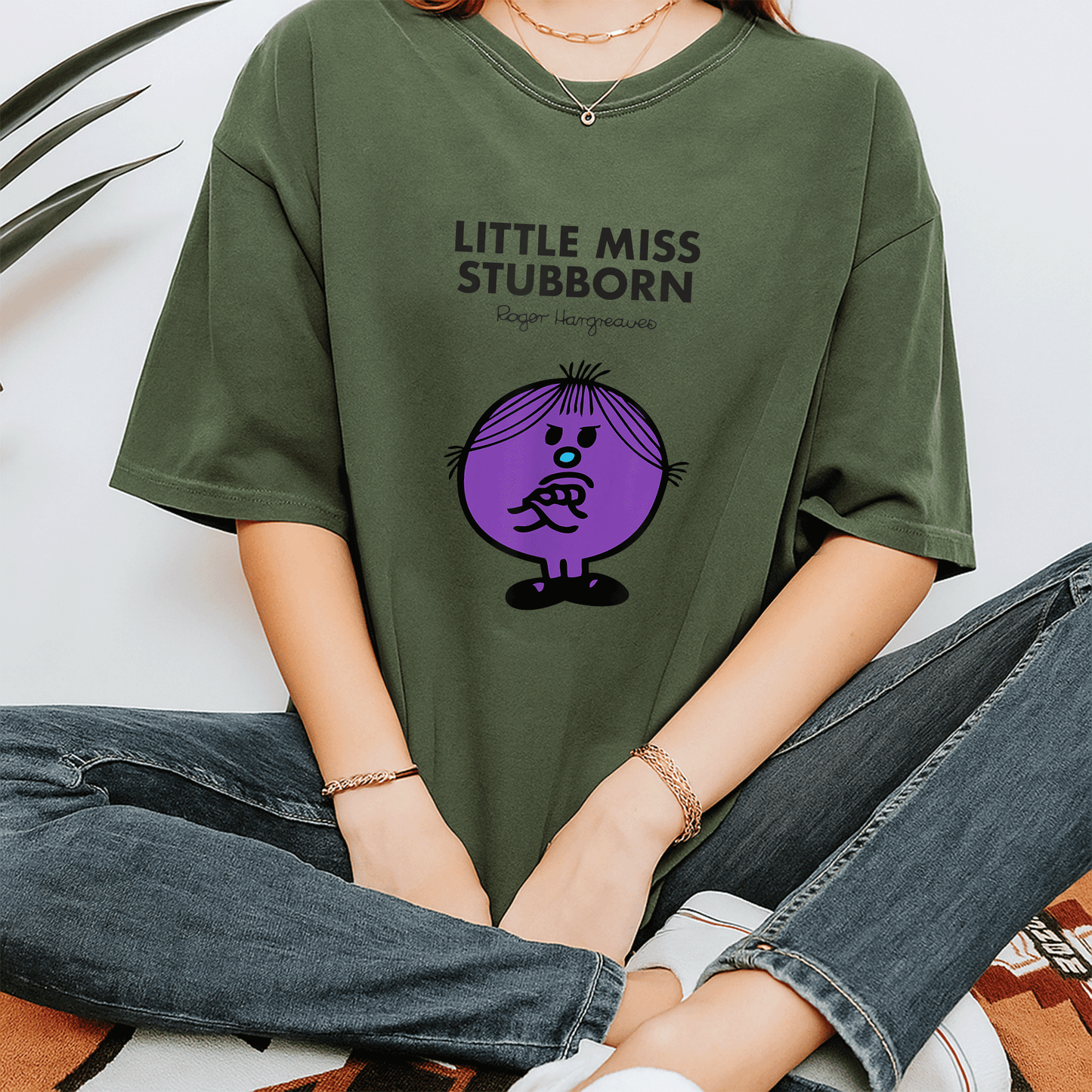 Mr Men Little Miss Stubborn T-Shirt for Kids Fun Colorful Design with Playful Illustration Perfect Gift for Young Readers - 7