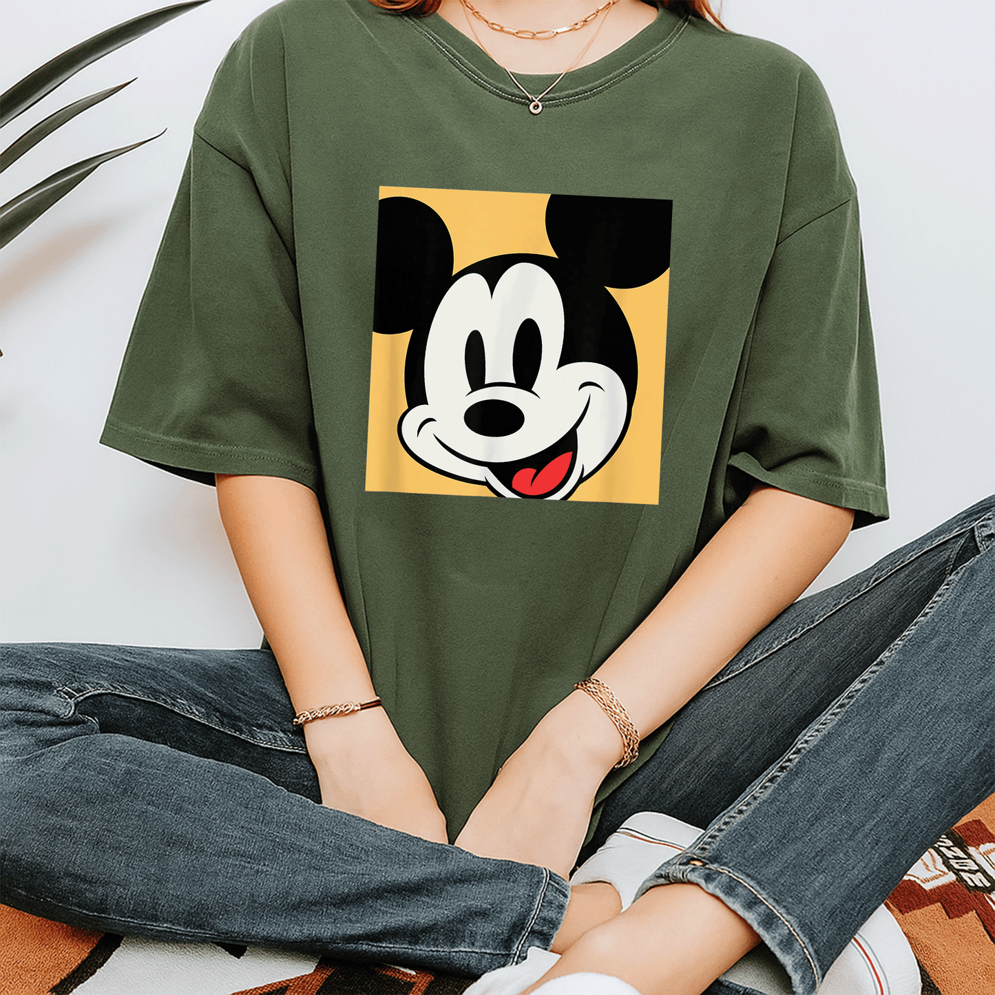 Stylish Amazon Essentials Men's Disney Mickey Comic Black T-Shirt - Fun, Comfortable, and Perfect for Daily Wear - 7