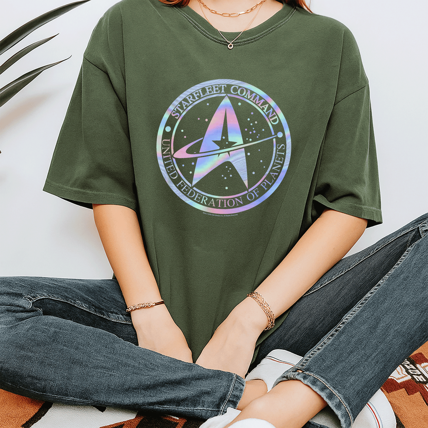 Star Trek Starfleet Command Hologram Fill T-Shirt - Stylish Graphic Tee for Fans of Sci-Fi and Space Exploration - 7