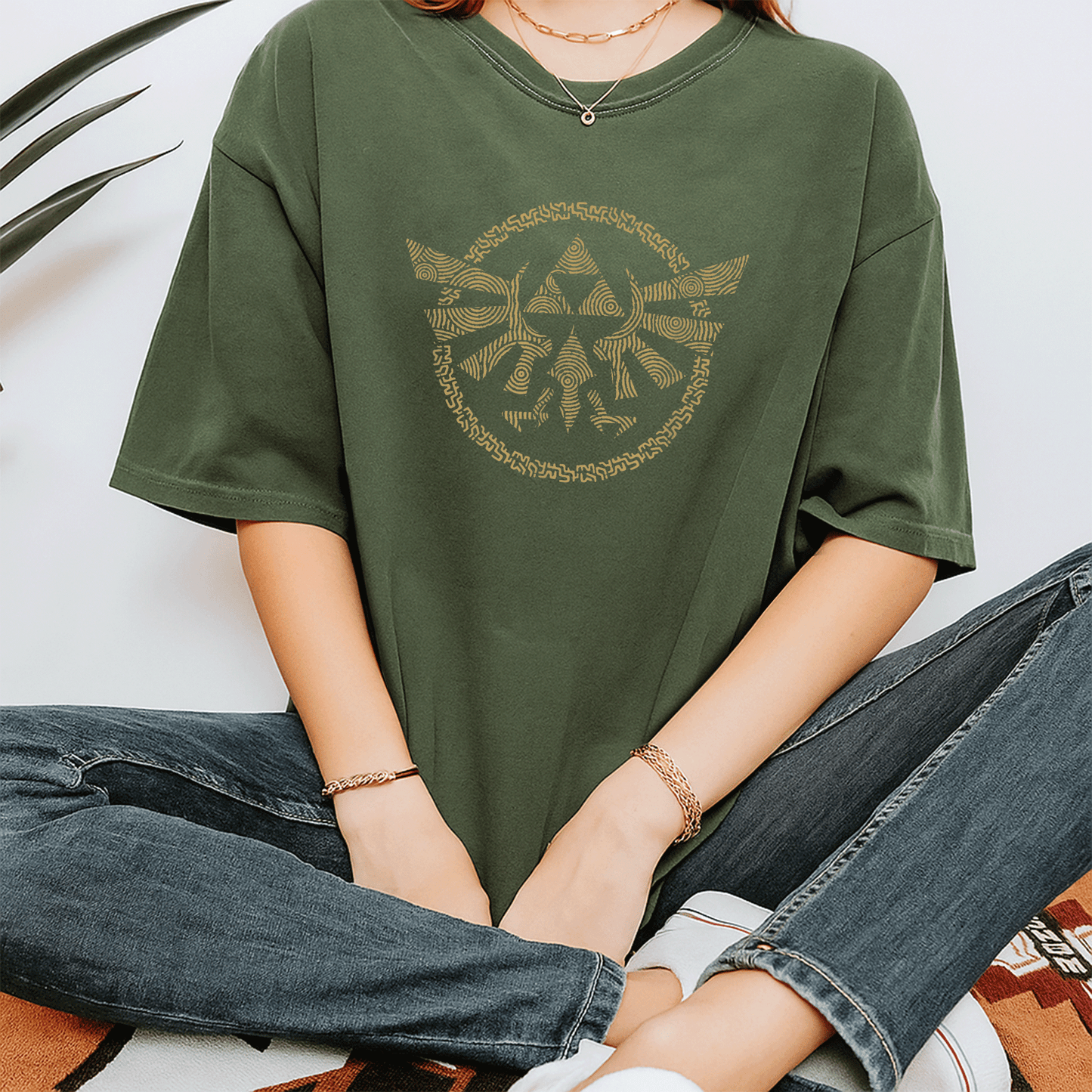 Legend of Zelda Tears of the Kingdom Hyrule Crest V2 T-Shirt – Stylish Graphic Tee for Gamers and Fans of Hyrule Adventure - 7