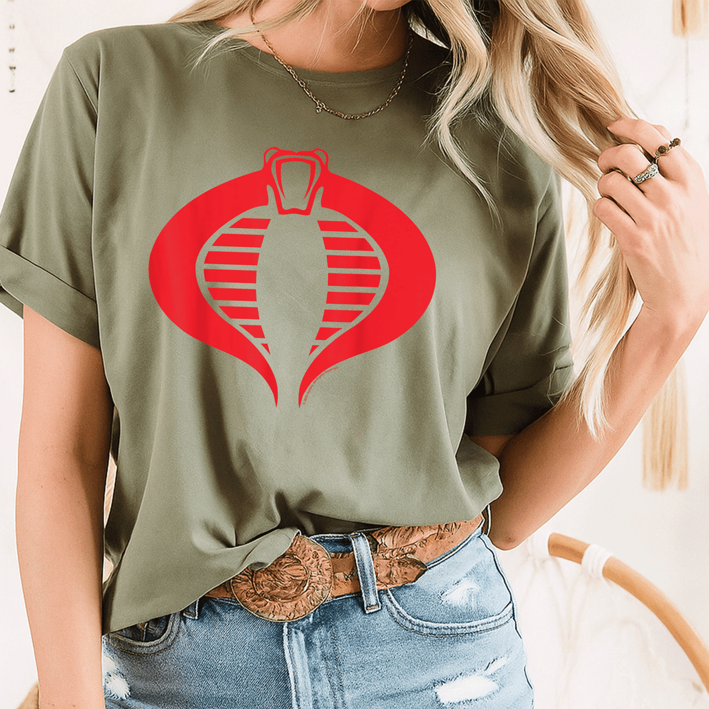 Stylish G.I. Joe Cobra Logo T-Shirt for Fans - Cool Graphic Tee Featuring Iconic Cobra Emblem - Perfect Gift Idea - 8