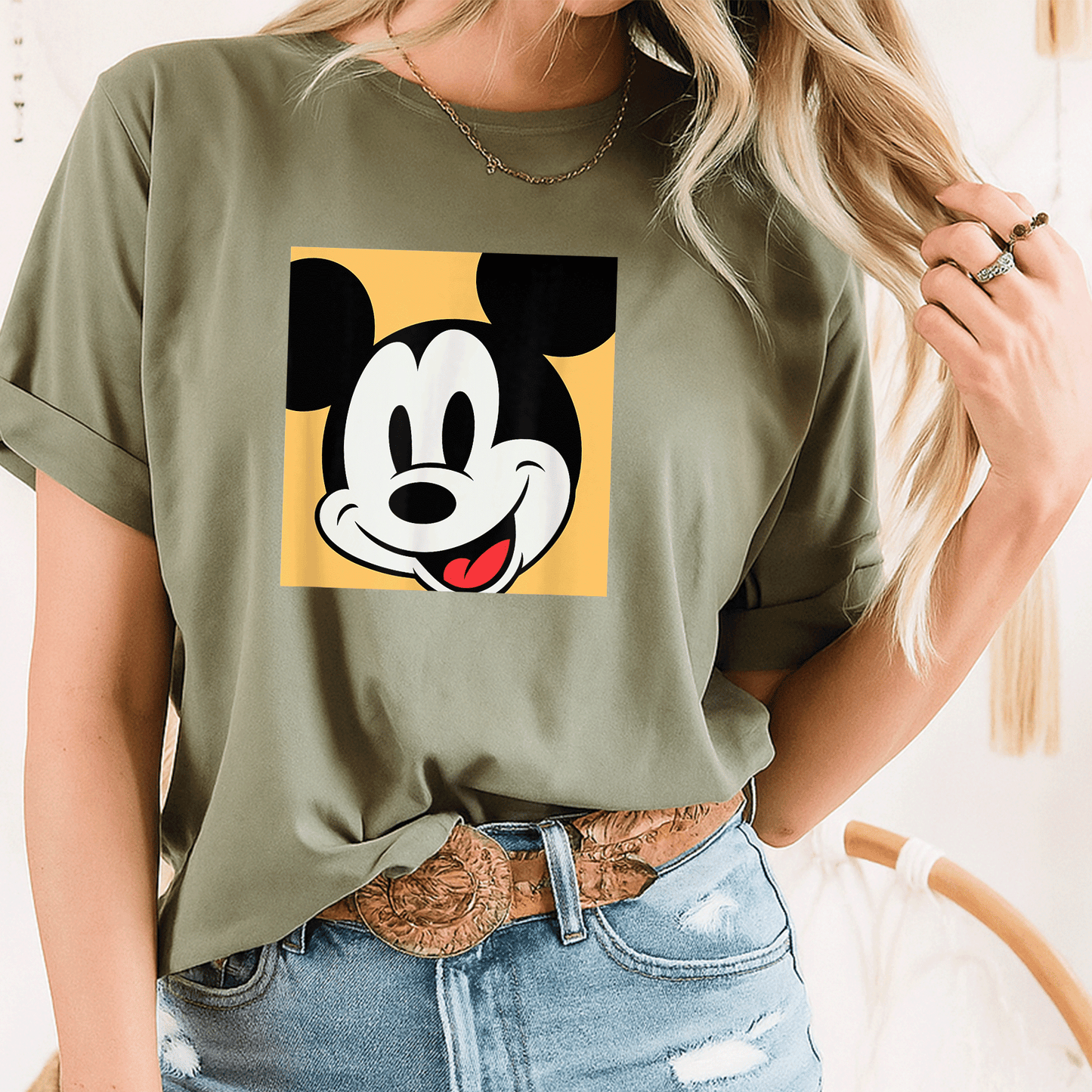 Stylish Amazon Essentials Men's Disney Mickey Comic Black T-Shirt - Fun, Comfortable, and Perfect for Daily Wear - 8
