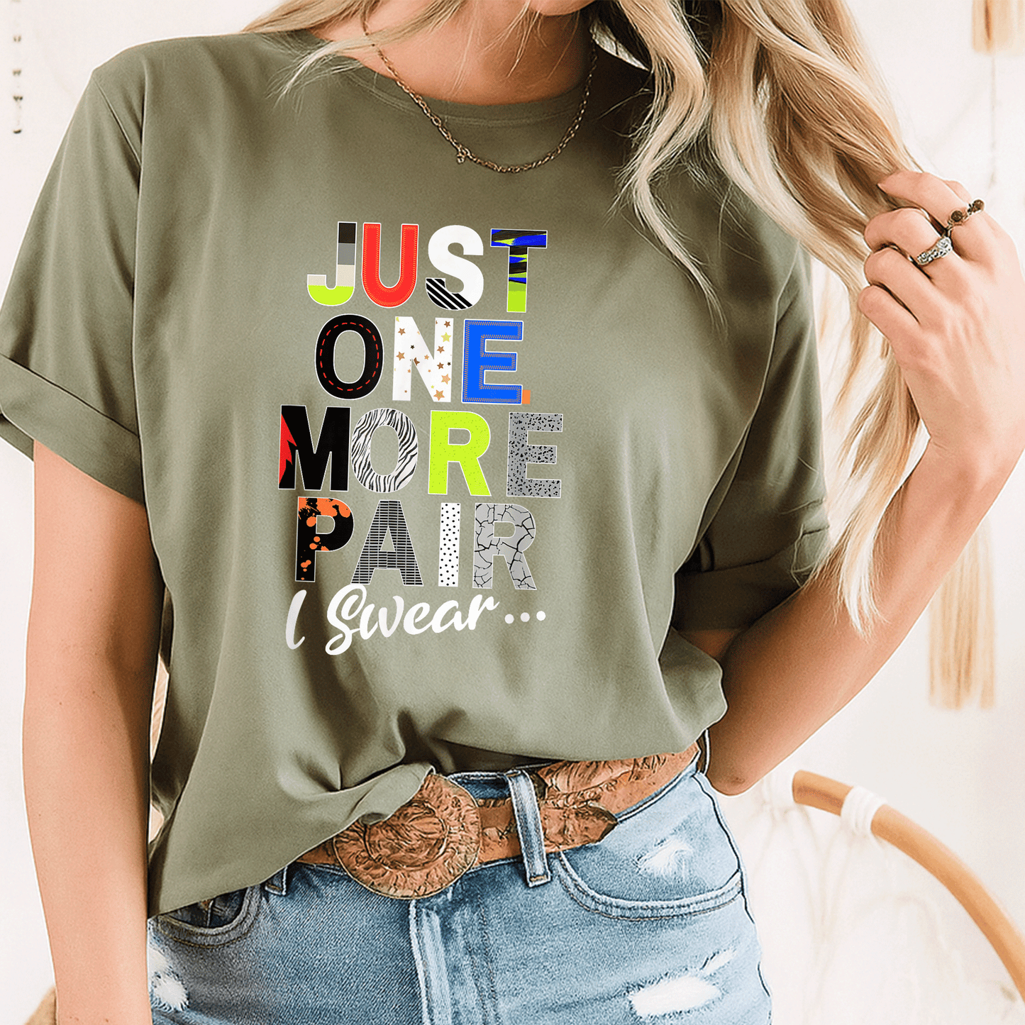 Sneaker Head Just One More Pair Sneaker Collector T-Shirt for Sneaker Lovers Fashionable and Fun Graphic Tee - 8