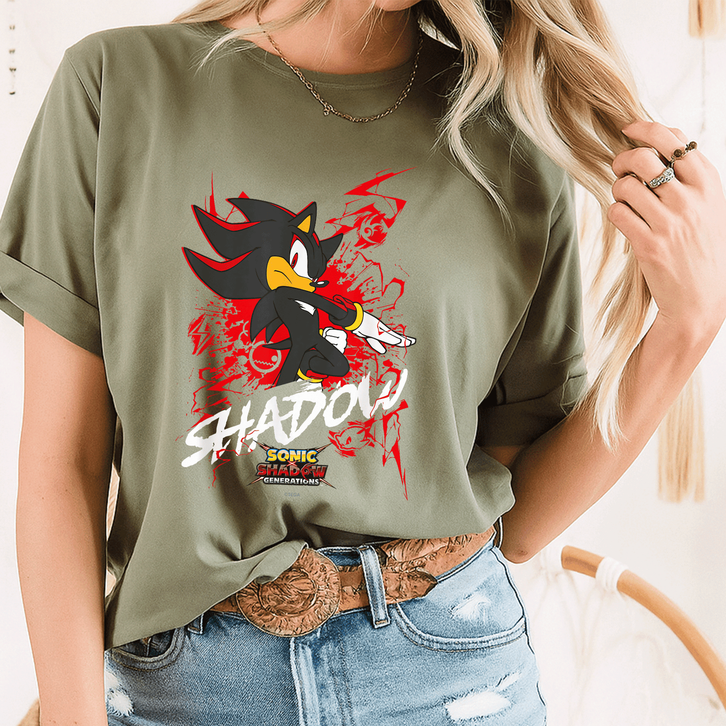 Sonic the Hedgehog Shadow T-Shirt Featuring Epic Sonic X Shadow Generations Design – Perfect for Fans and Collectors! - 8