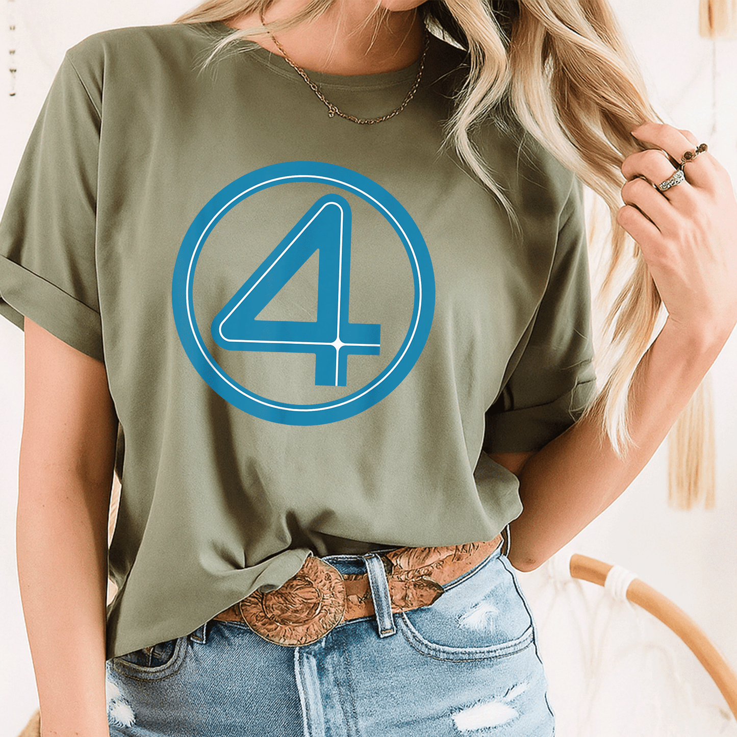 Marvel Studios The Fantastic Four First Steps Iconic Costume T-Shirt - Perfect for Fans and Superhero Enthusiasts! - 8