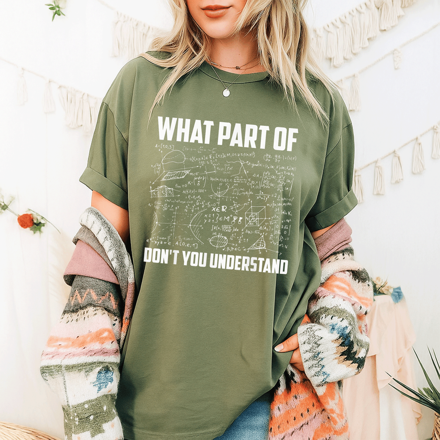 Funny Math Teacher Gift T-Shirt - What Part Of Don't You Understand? Perfect for Math Lovers and Educators - Humor and Style Combined! - 9