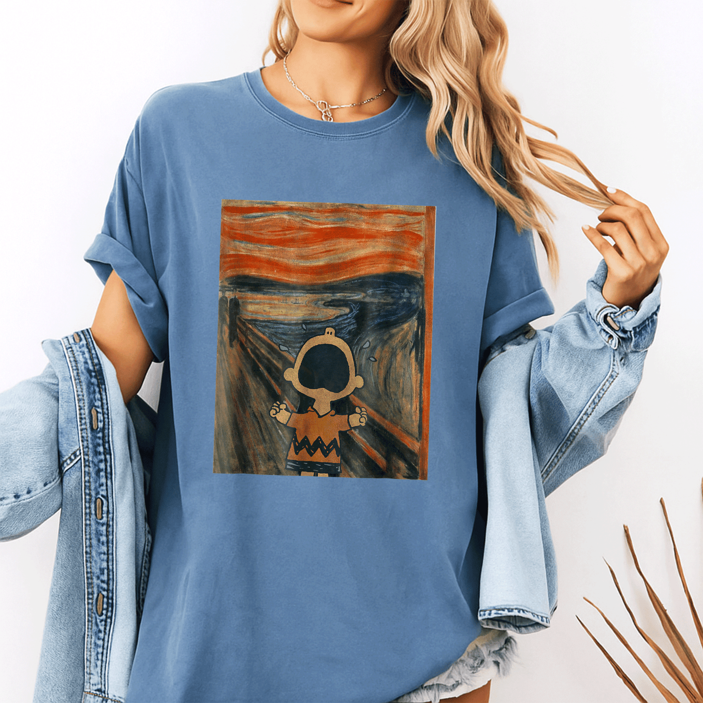 Charlie Scream Peanuts Artsy T-Shirt for Fans of Classic Comics Fun Unique Design Perfect Gift for Cartoon Lovers - 10