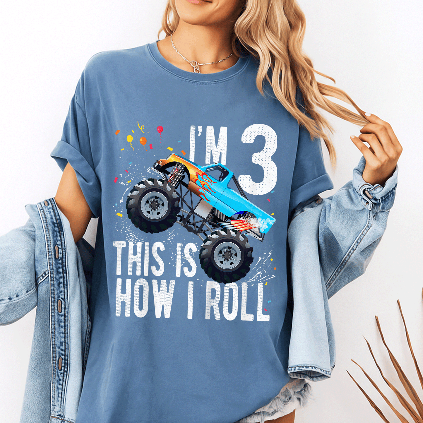 Cute Monster Truck Car T-Shirt for 3 Year Old Boys - Perfect 3rd Birthday Gift for Little Adventure Lovers! - 10