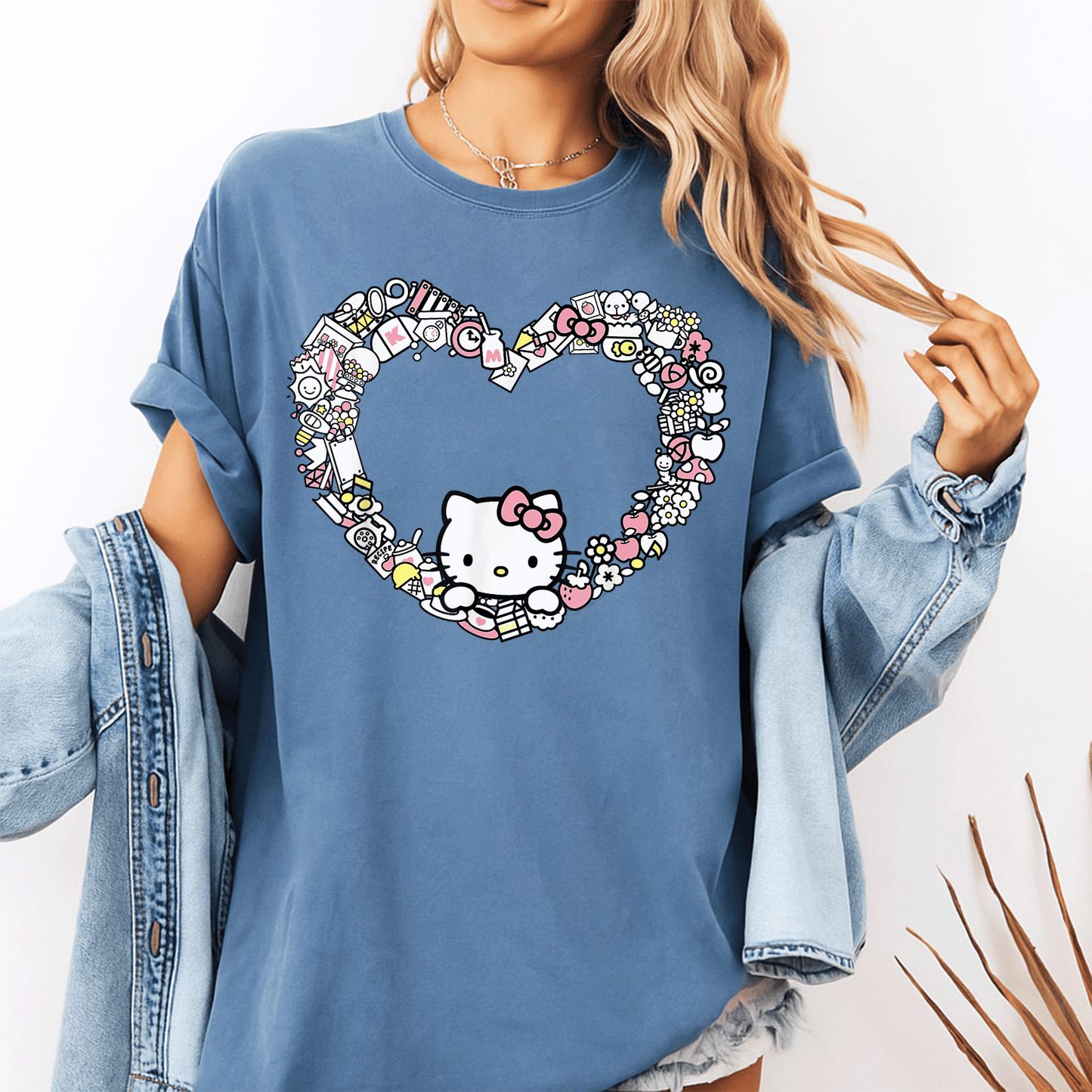 Cute Hello Kitty Heart Favorite Things T-Shirt for Fans, Perfect Gift for Kids and Adults, Adorable Design in Soft Cotton - 10