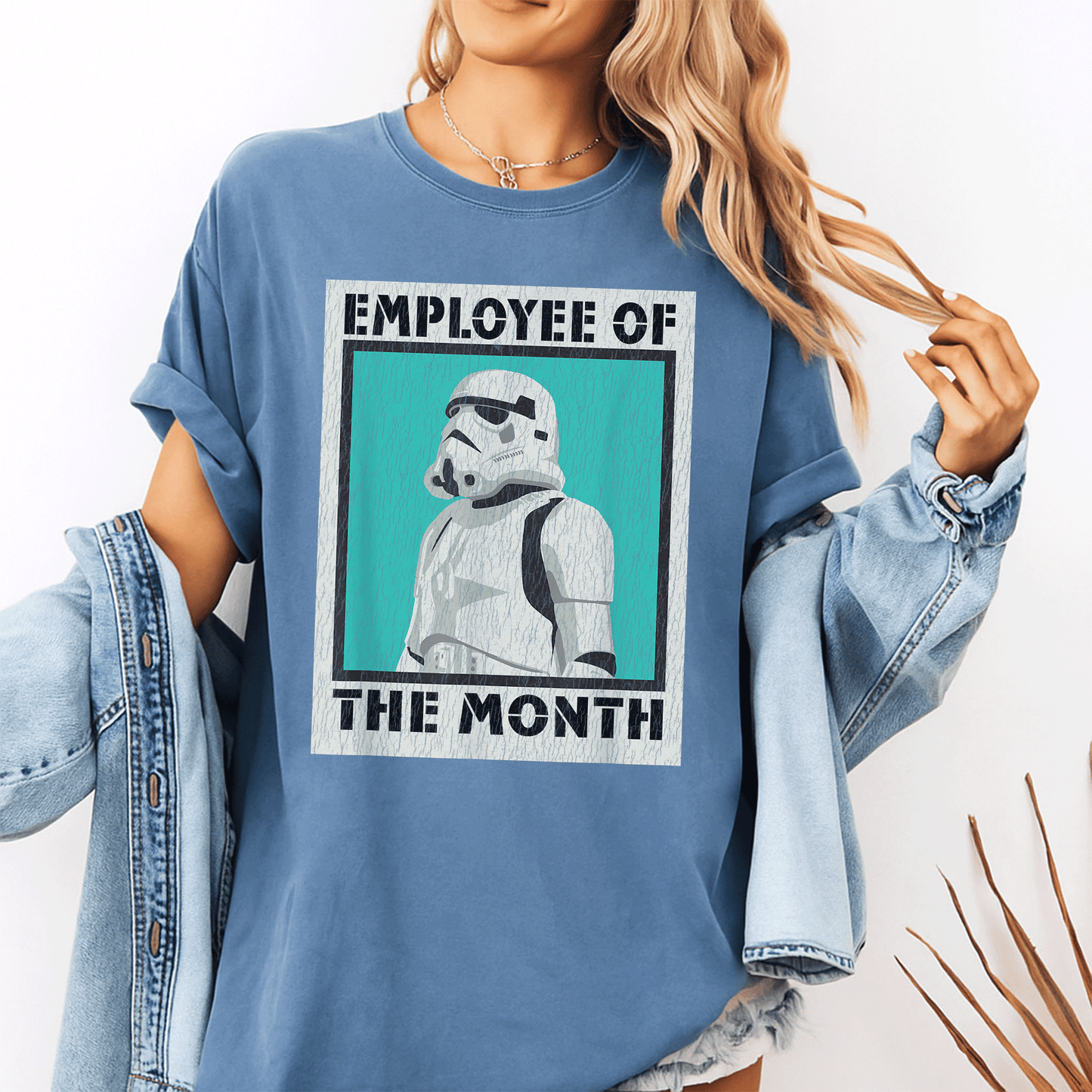 Star Wars Stormtrooper Employee of The Month T-Shirt Perfect for Fans of Galactic Humor and Sci-Fi Style - 10