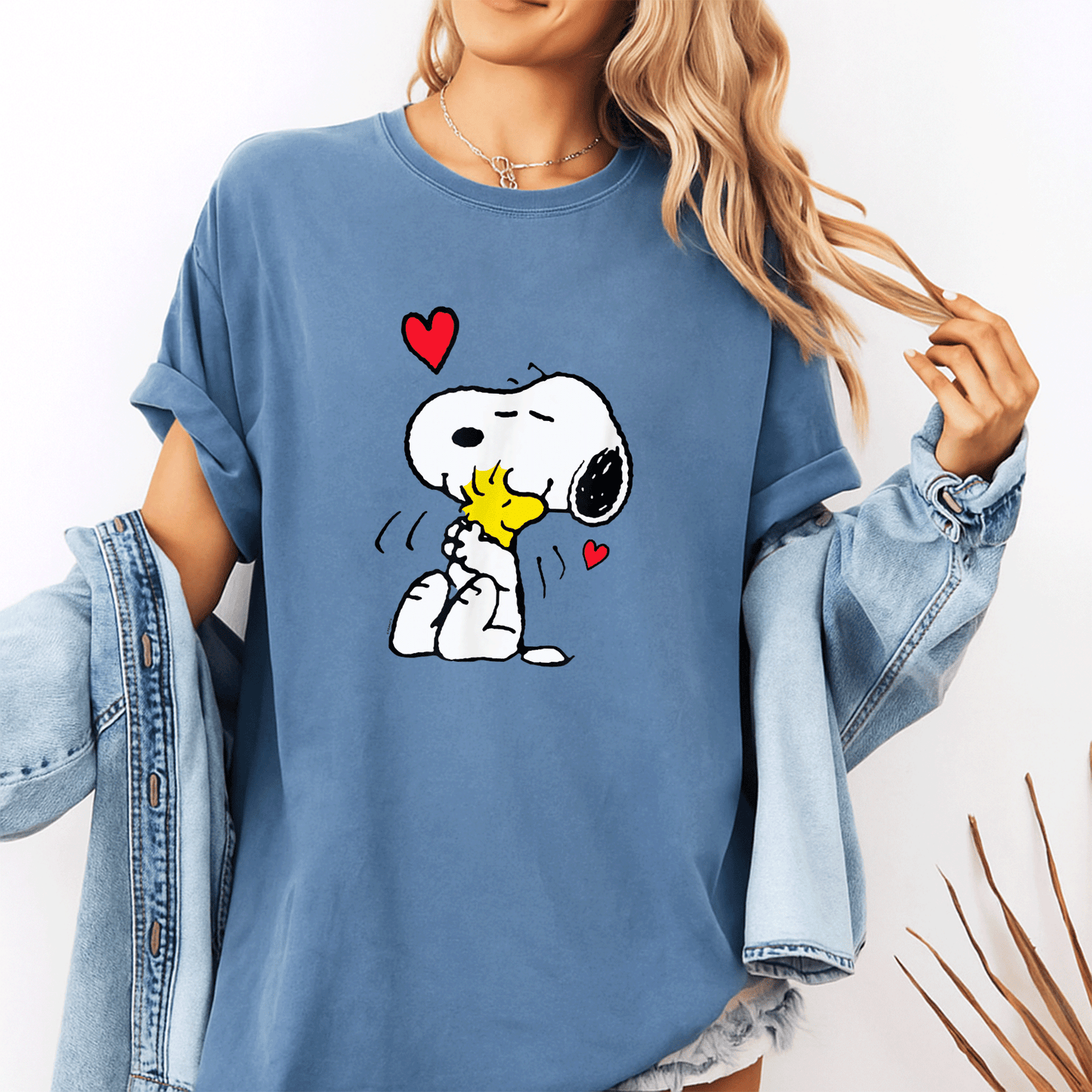 Snoopy Lots Of Love T-Shirt for Peanuts Fans | Cute and Playful Graphic Tee Featuring Iconic Snoopy Design - 10