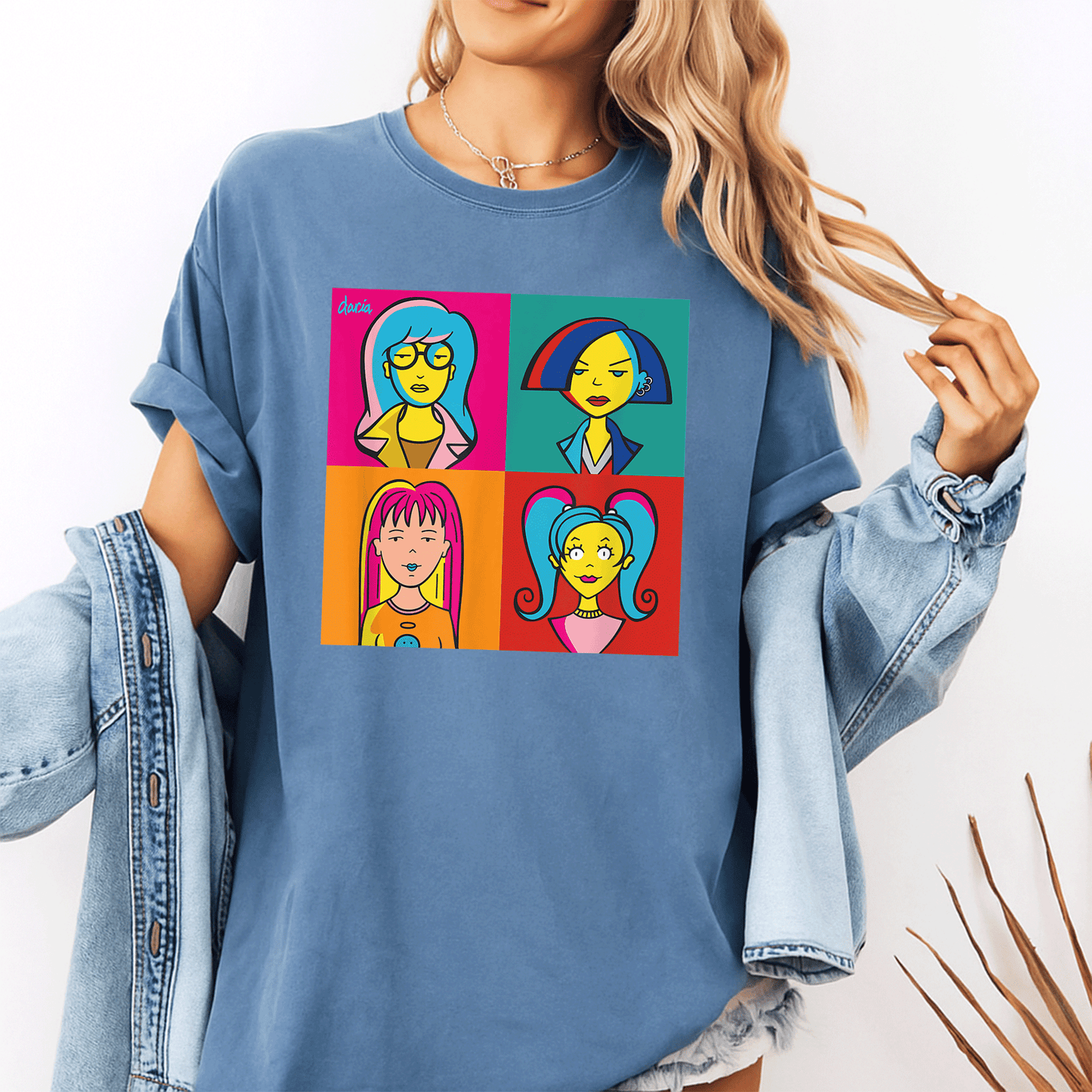 Mademark x Daria Ladies of Daria Pop Art T-Shirt - Stylish and Fun Graphic Tee for Fashion-Forward Women - 10
