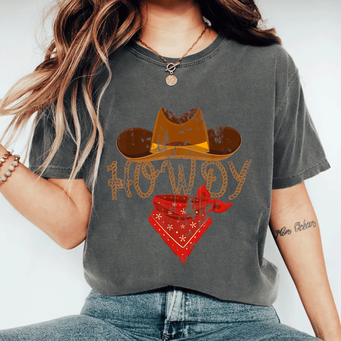 Howdy Cowboy T-Shirt for Men and Women Featuring a Fun Western Graphic, Perfect for Casual Wear and Country Lovers - 11