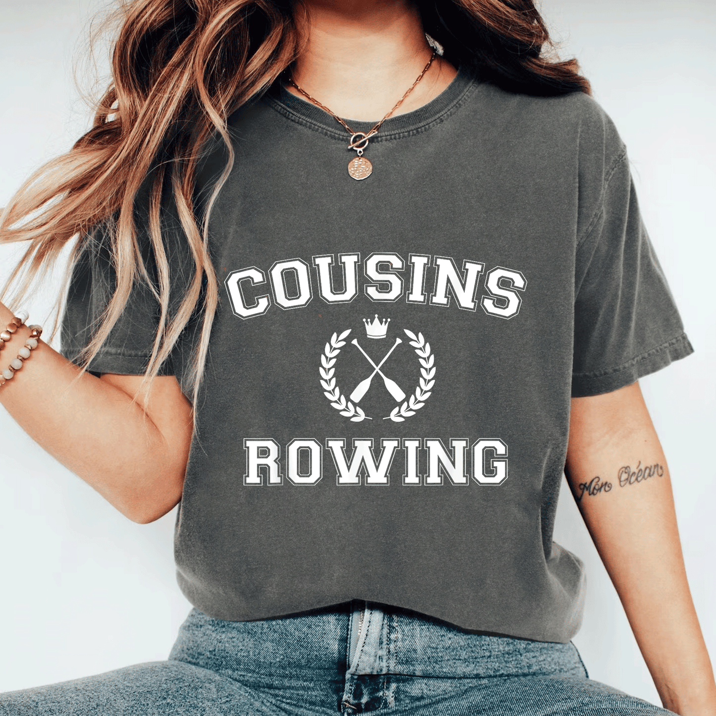 Cousins Rowing T-Shirt Inspired by The Summer I Turned Pretty - Perfect Gift for Fans of Summer Adventures and Friendship - 11