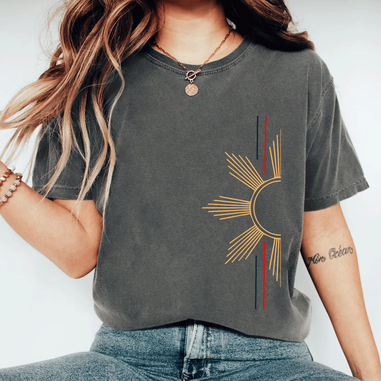 Shop the Minimalist Filipino Sun T-Shirt – A Stylish and Vibrant Graphic Tee Celebrating Filipino Culture and Sunshine! - 11