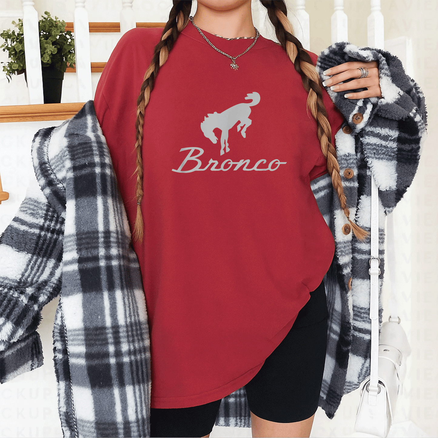 Stylish Ford Bronco Gray Logo T-Shirt for Enthusiasts - Comfortable and Trendy Design for Outdoor Adventures and Everyday Wear - 12