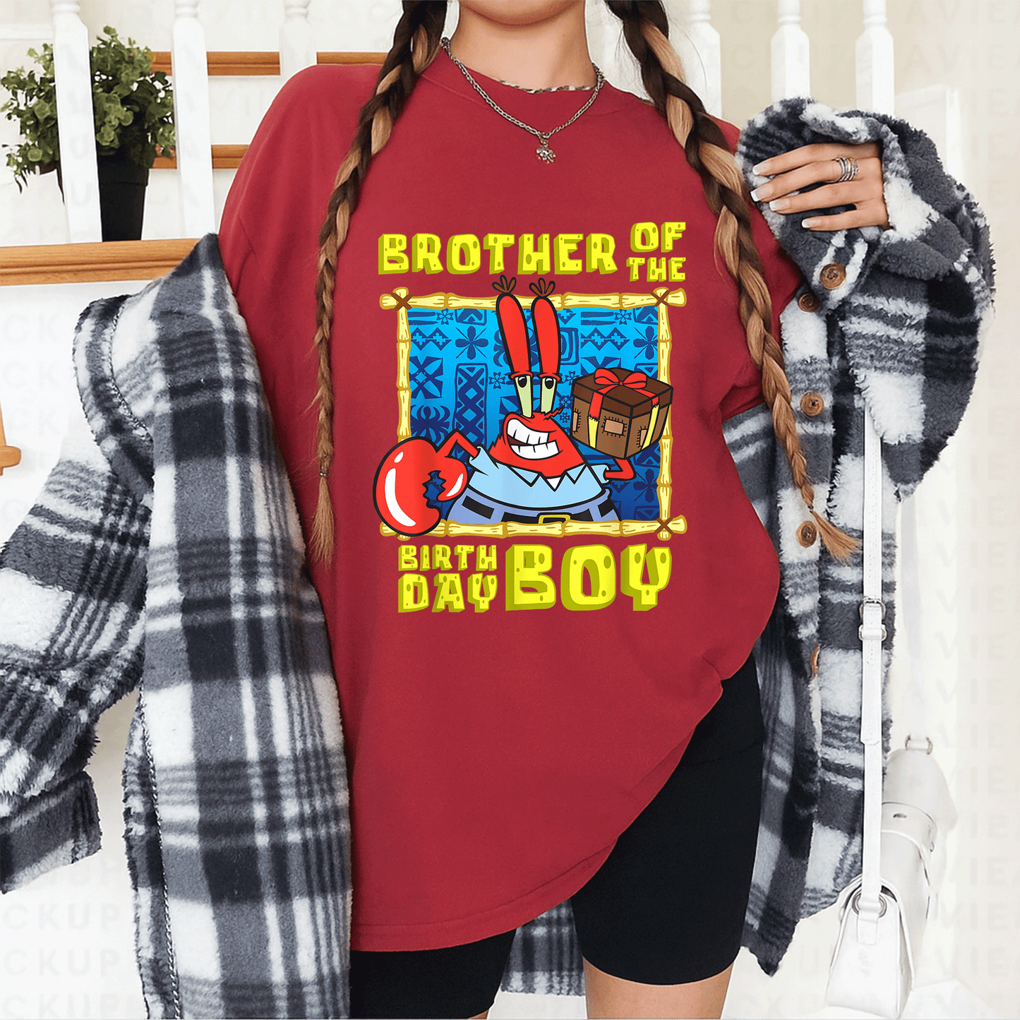 Mademark SpongeBob SquarePants T-Shirt for Boys - Celebrate with Mr. Krabs and the Birthday Boy in Style! - 12