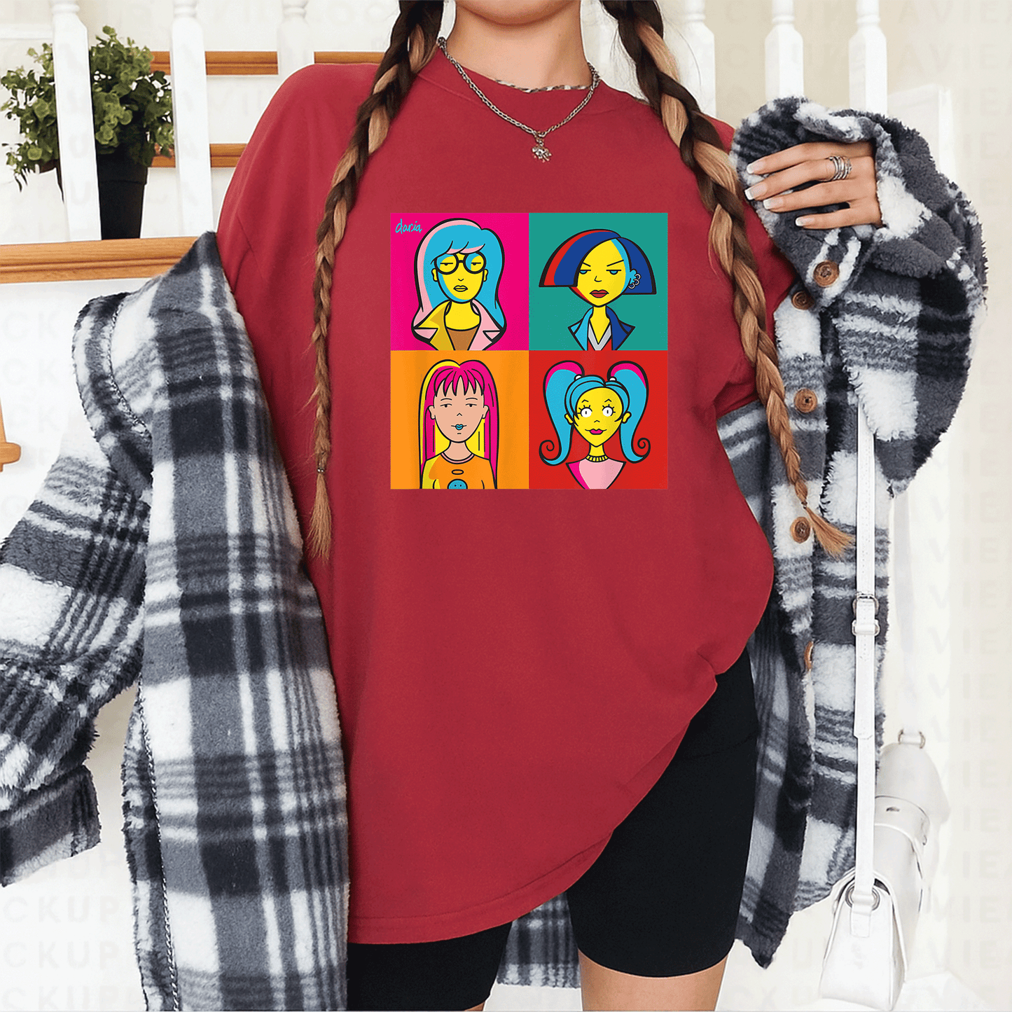 Mademark x Daria Ladies of Daria Pop Art T-Shirt - Stylish and Fun Graphic Tee for Fashion-Forward Women - 12