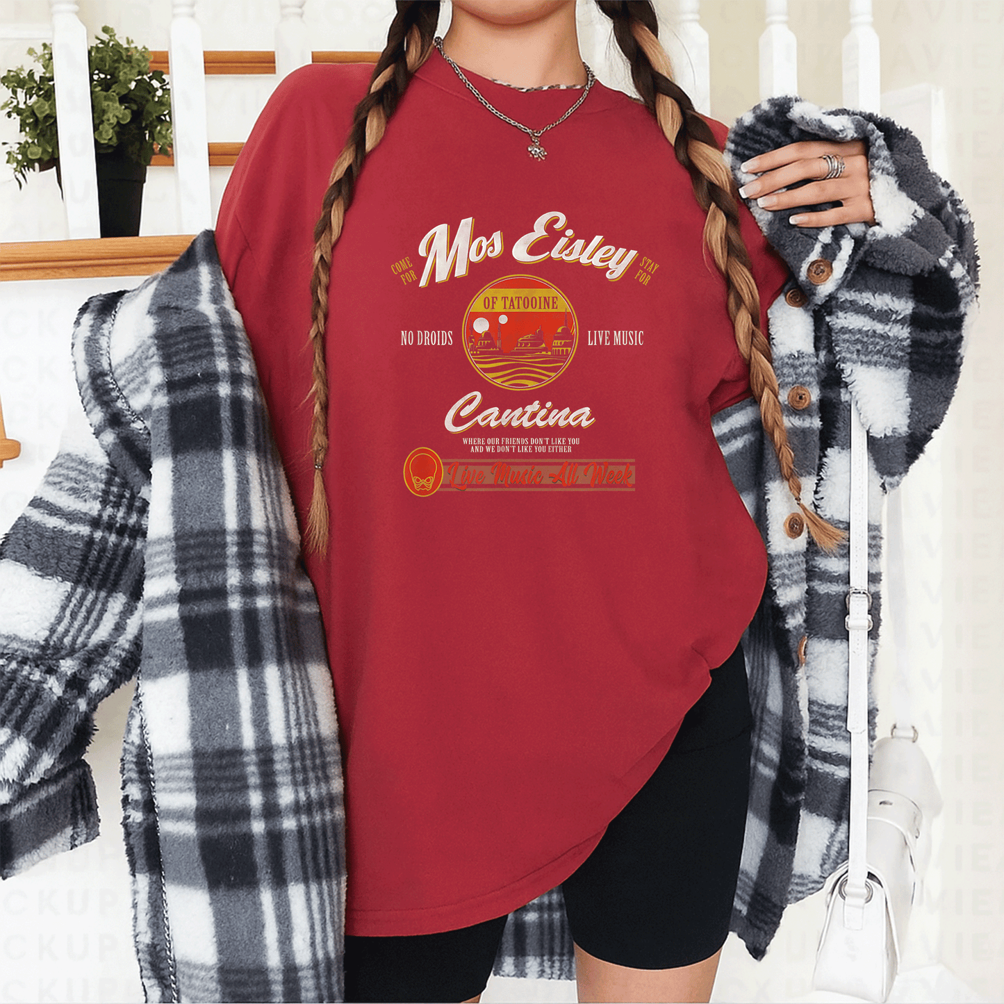 Star Wars Mos Eisley Cantina Live Music All Week T-Shirt Fun Design for Fans of the Classic Space Adventure Series - 12