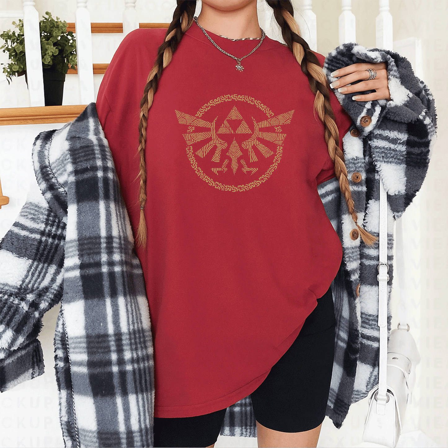 Legend of Zelda Tears of the Kingdom Hyrule Crest V2 T-Shirt – Stylish Graphic Tee for Gamers and Fans of Hyrule Adventure - 12