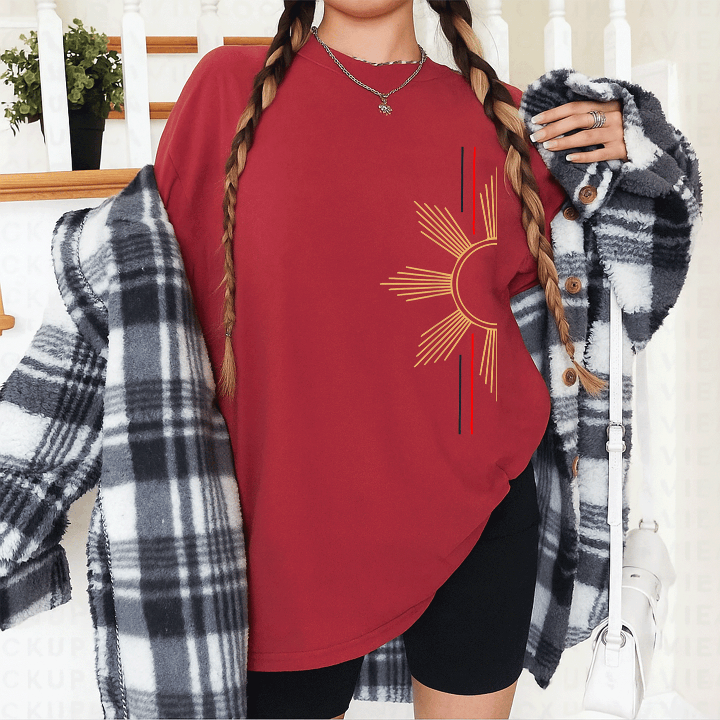 Shop the Minimalist Filipino Sun T-Shirt – A Stylish and Vibrant Graphic Tee Celebrating Filipino Culture and Sunshine! - 12