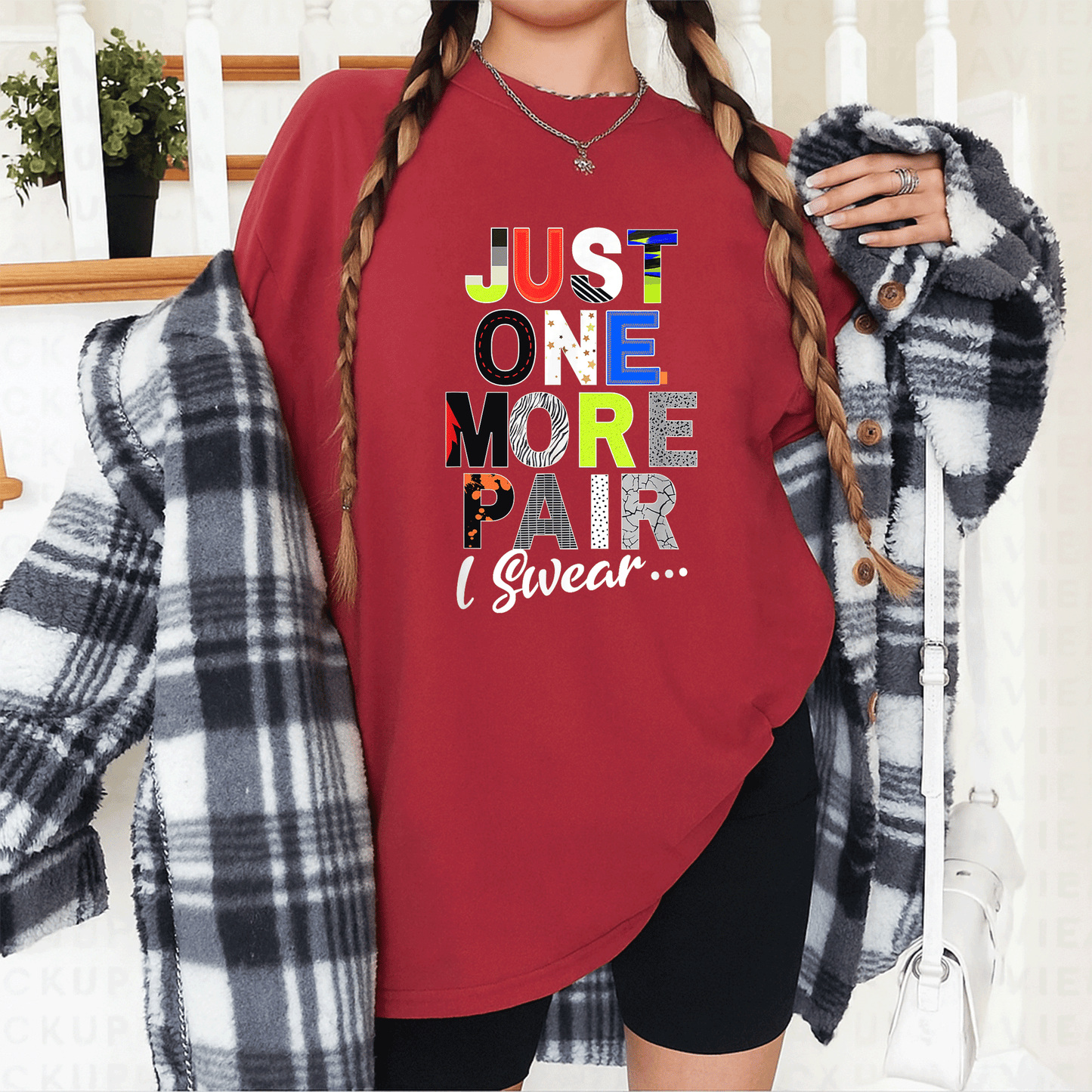 Sneaker Head Just One More Pair Sneaker Collector T-Shirt for Sneaker Lovers Fashionable and Fun Graphic Tee - 12