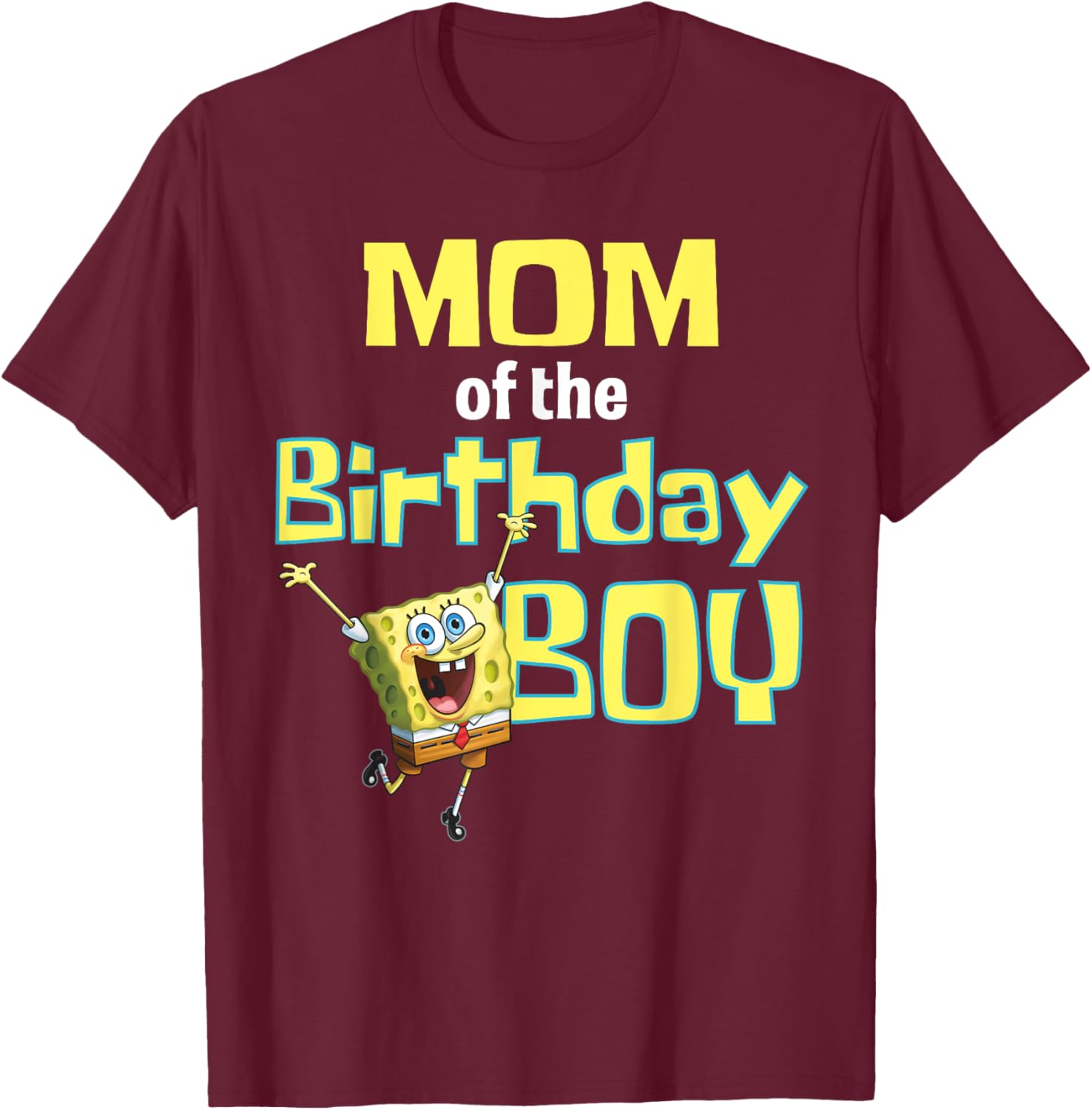 SpongeBob SquarePants Mom Of The Birthday Boy T-Shirt Perfect Gift - 14