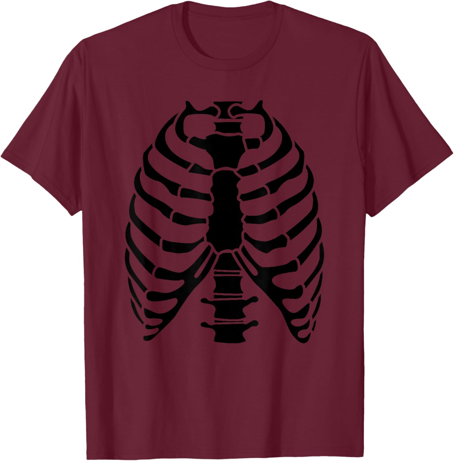Skeleton Rib Cage Halloween Costume T-Shirt for Fun Celebrations - 17