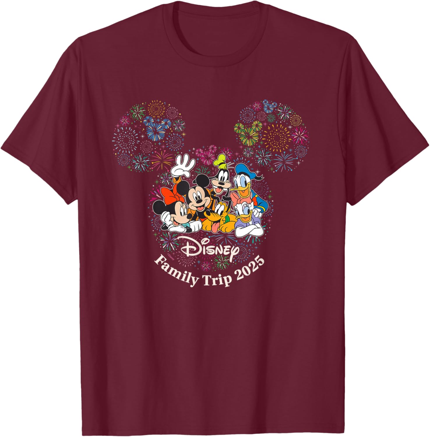Disney Mickey & Friends Fireworks Vacation Family T-Shirt 2025 - 4