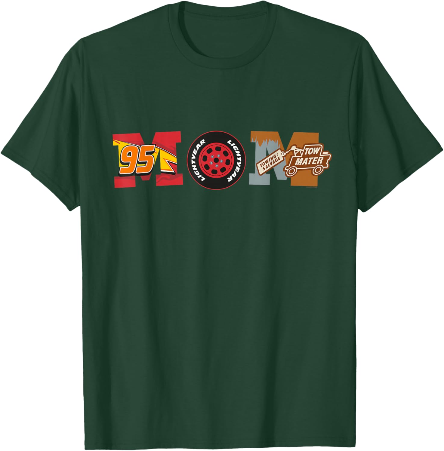 Disney Pixar Cars Mom T-Shirt Perfect for Mother's Day Birthday Gifts - 11