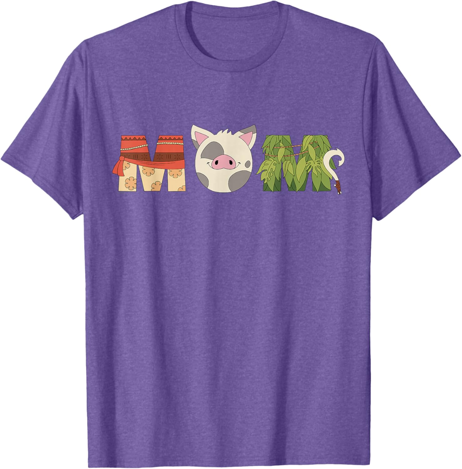 Disney Moana Best Mom T-Shirt featuring Pua and Maui for Mother's Day - 2
