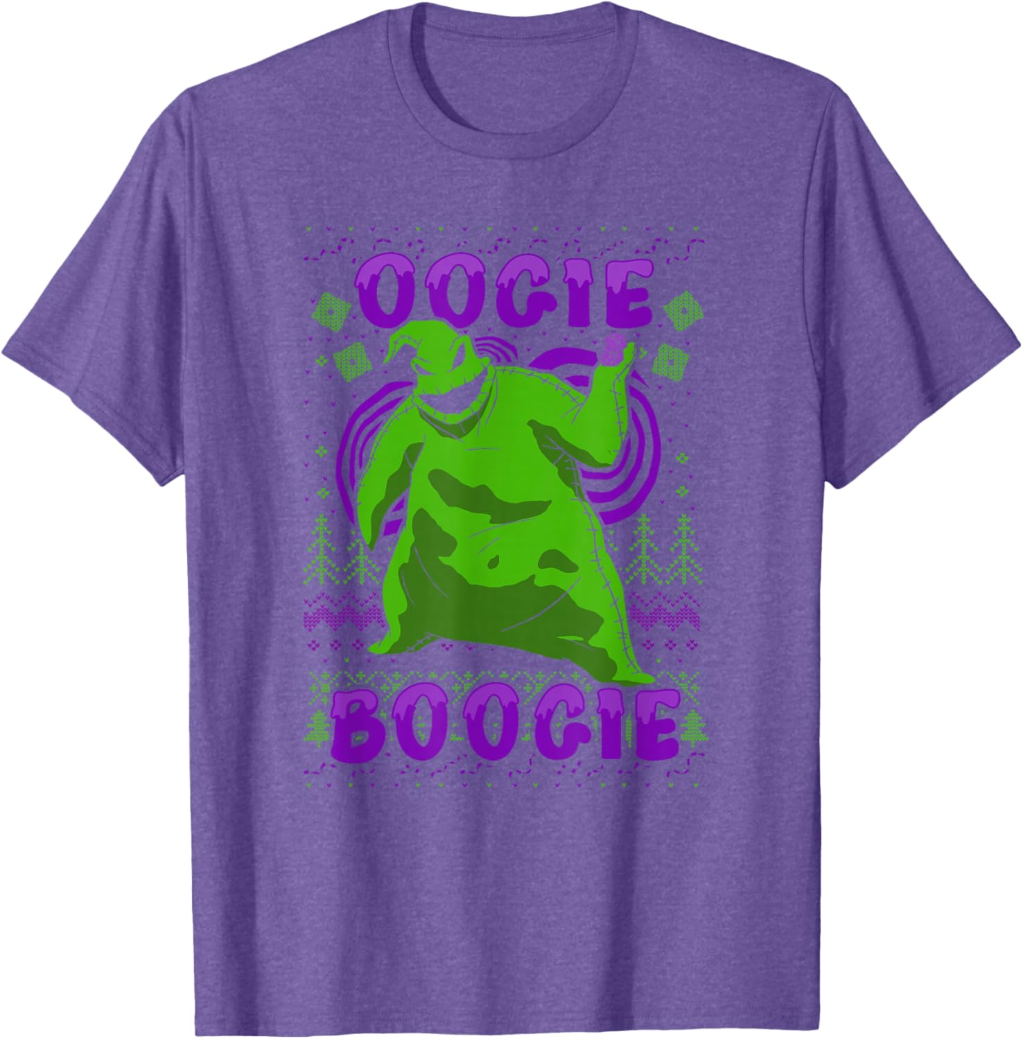 Disney Nightmare Before Christmas Oogie Boogie Ugly Sweater T-Shirt - 5
