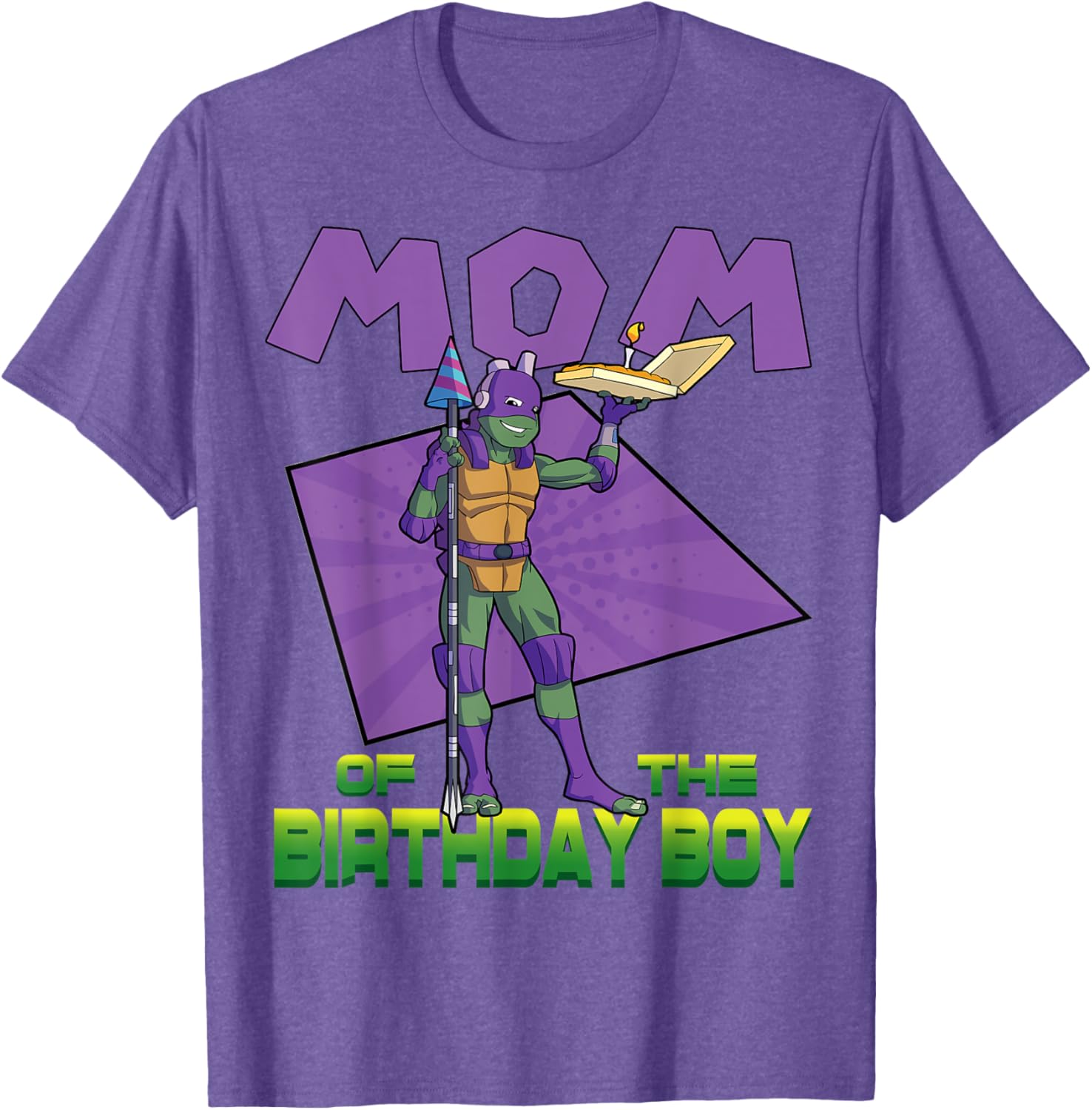 Donnie Mommy of the Birthday Boy Pizza Party T-Shirt for TMNT Fans - 12