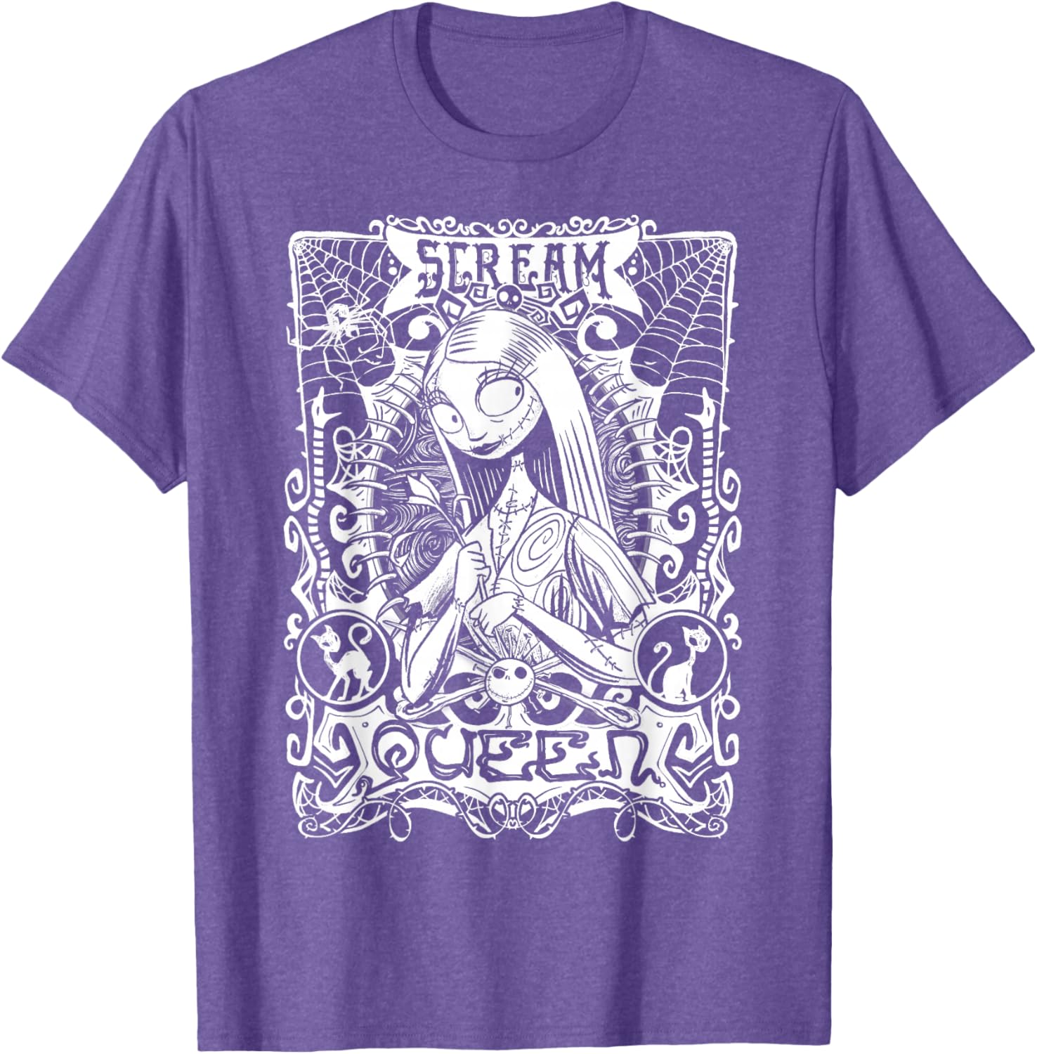 Disney Nightmare Before Christmas Sally Portrait T-Shirt for Fans - 3
