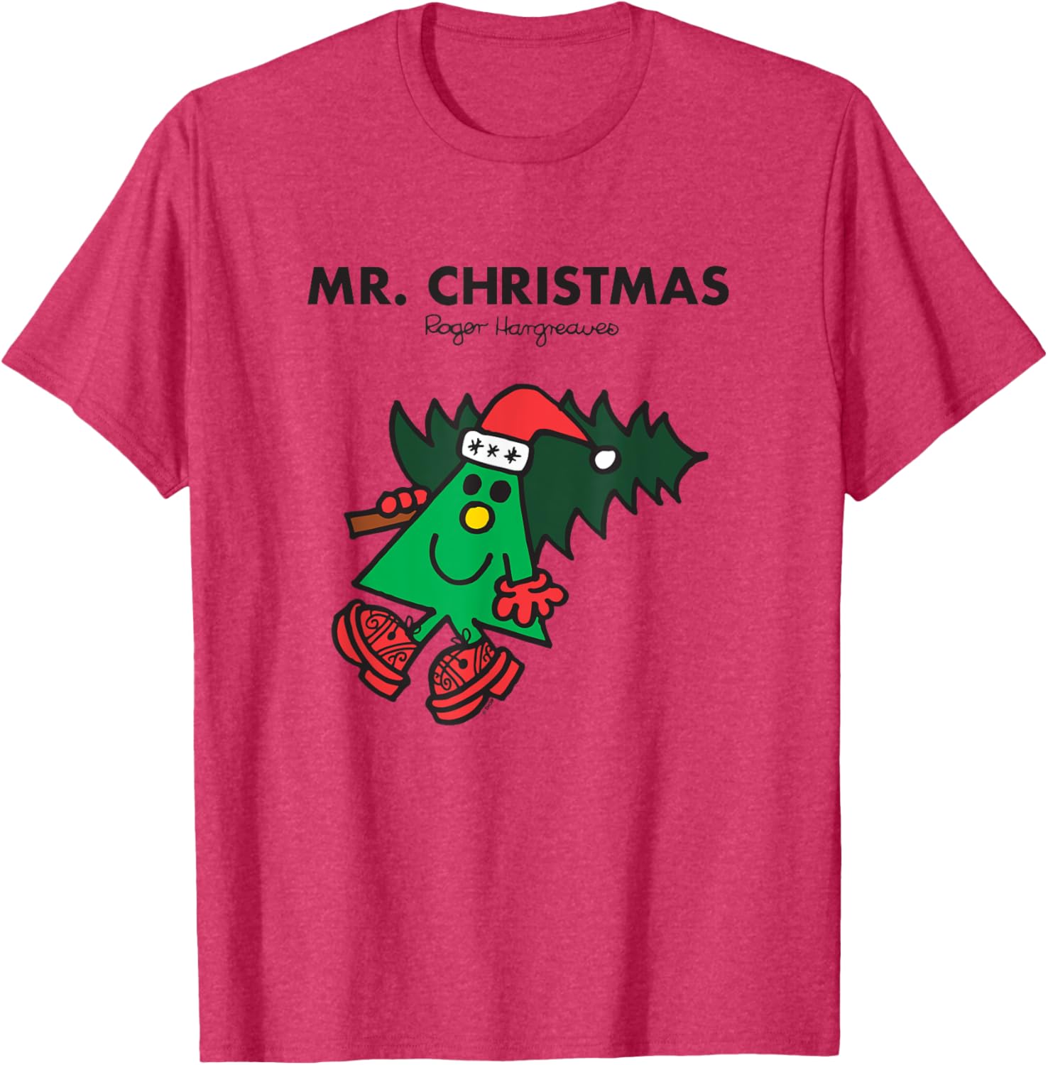 Mr. Men Mr. Christmas T-Shirt Fun Holiday Apparel for Kids and Adults - 1